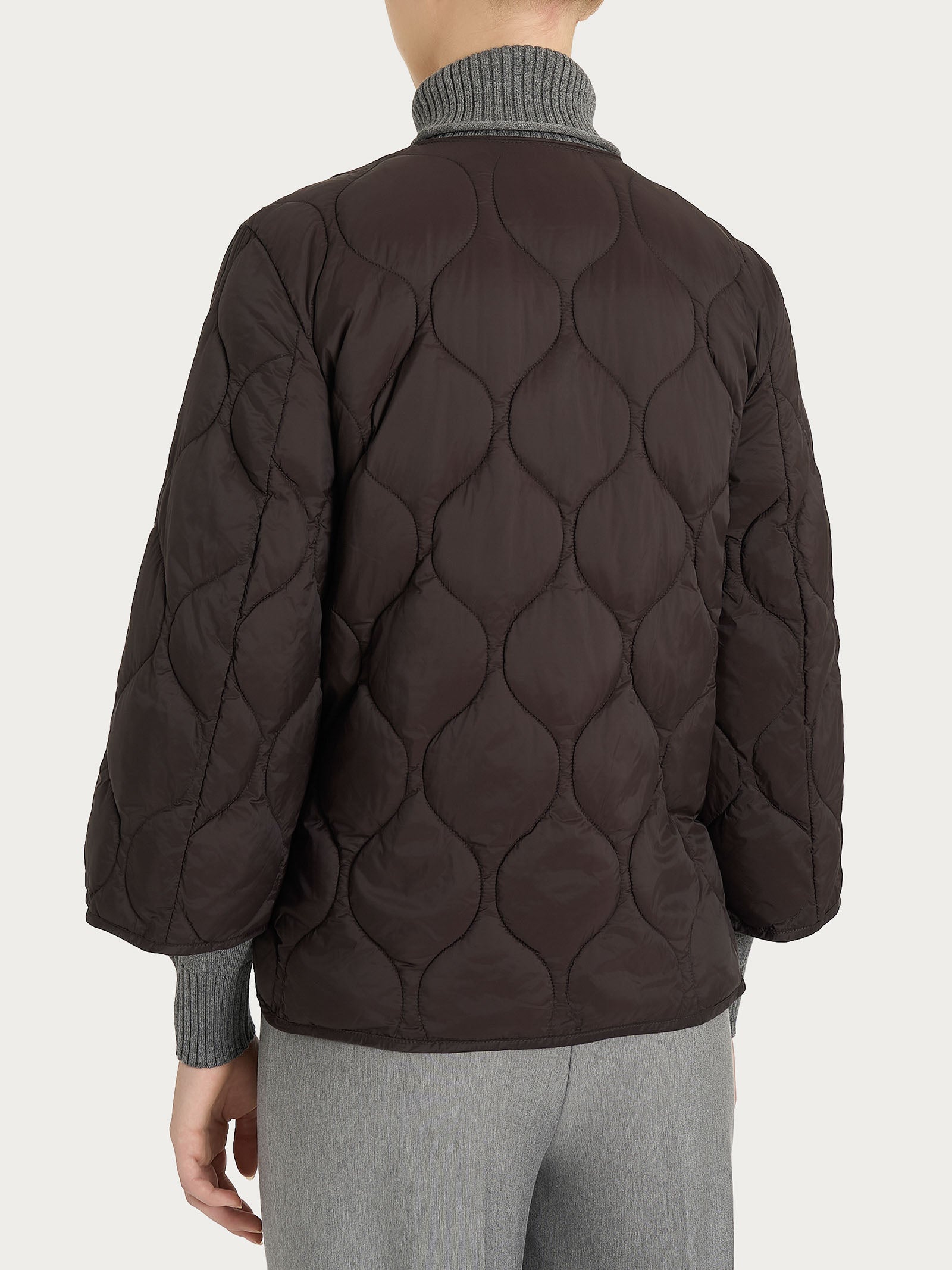 Ragno Onion Quilt piumino donna chocolate torte manica 3/4