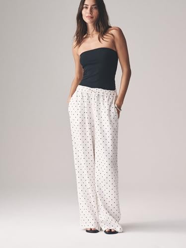 Geo Next The Set pantalone donna gamba larga 2 pezzi lino