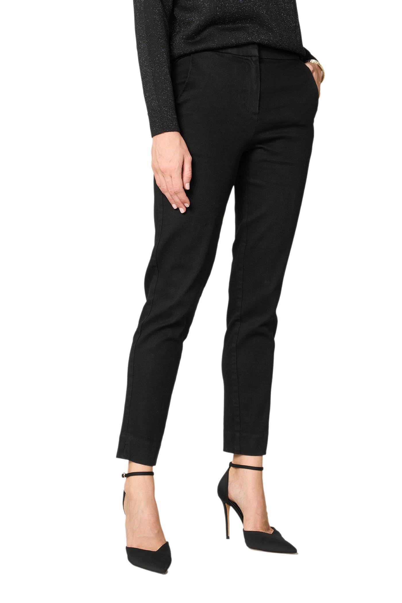 Goldenpoint Jeans Slim Straight Vita Media Cotone
