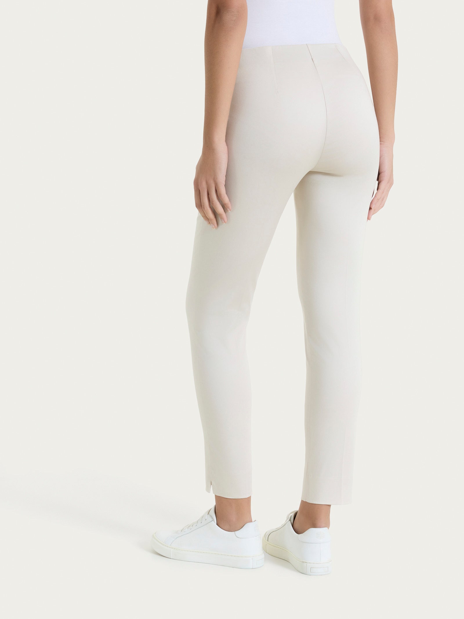 Ragno Satin Power Pantalone Capri Champignon cotone elasticizzato