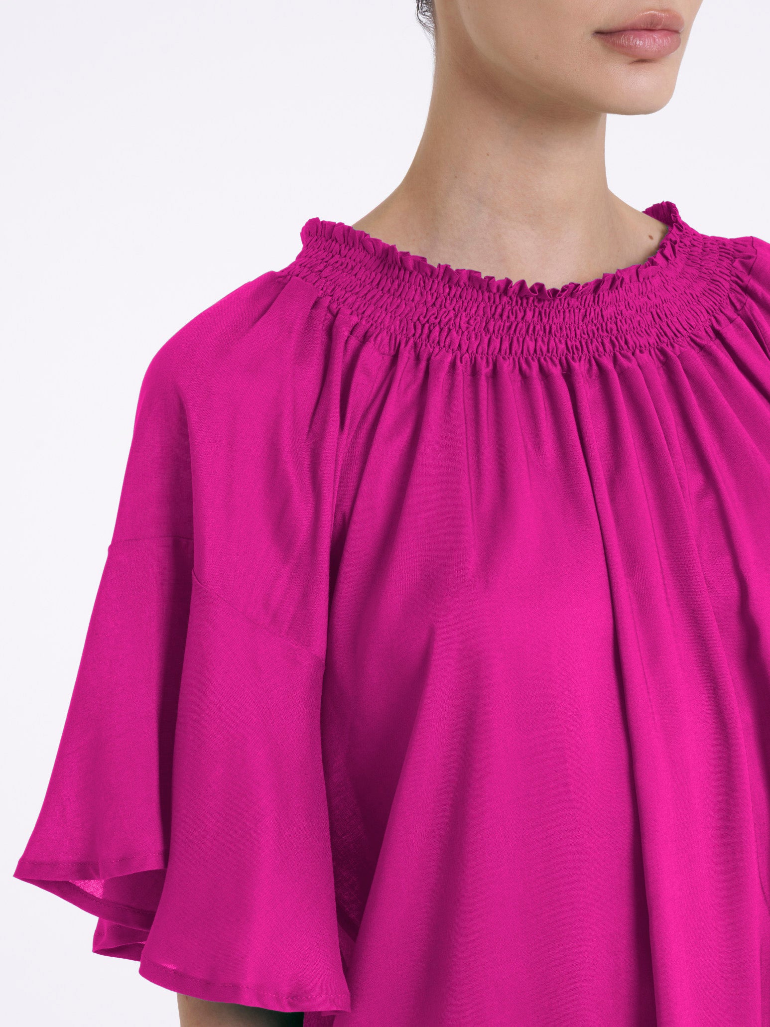 Ragno EcoSeta Maxi t-shirt maglietta Wild Aster 100% viscosa