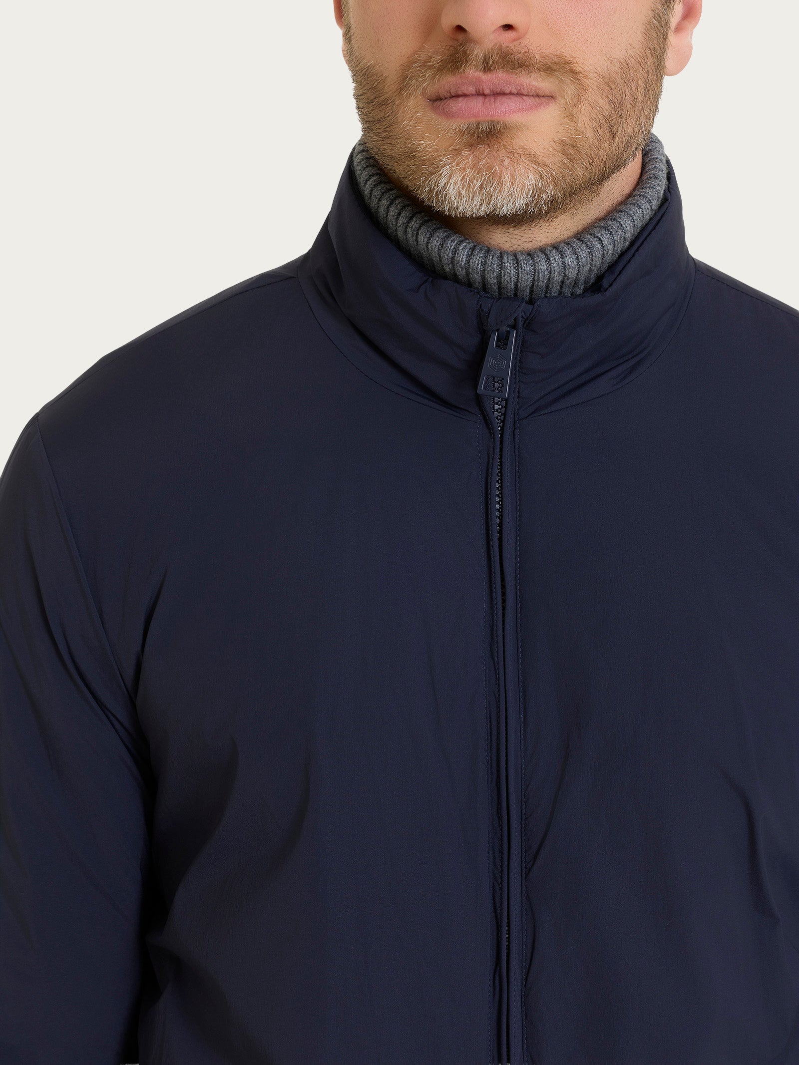 Ragno Piumerino Corto 100 g piumino uomo Navy lana