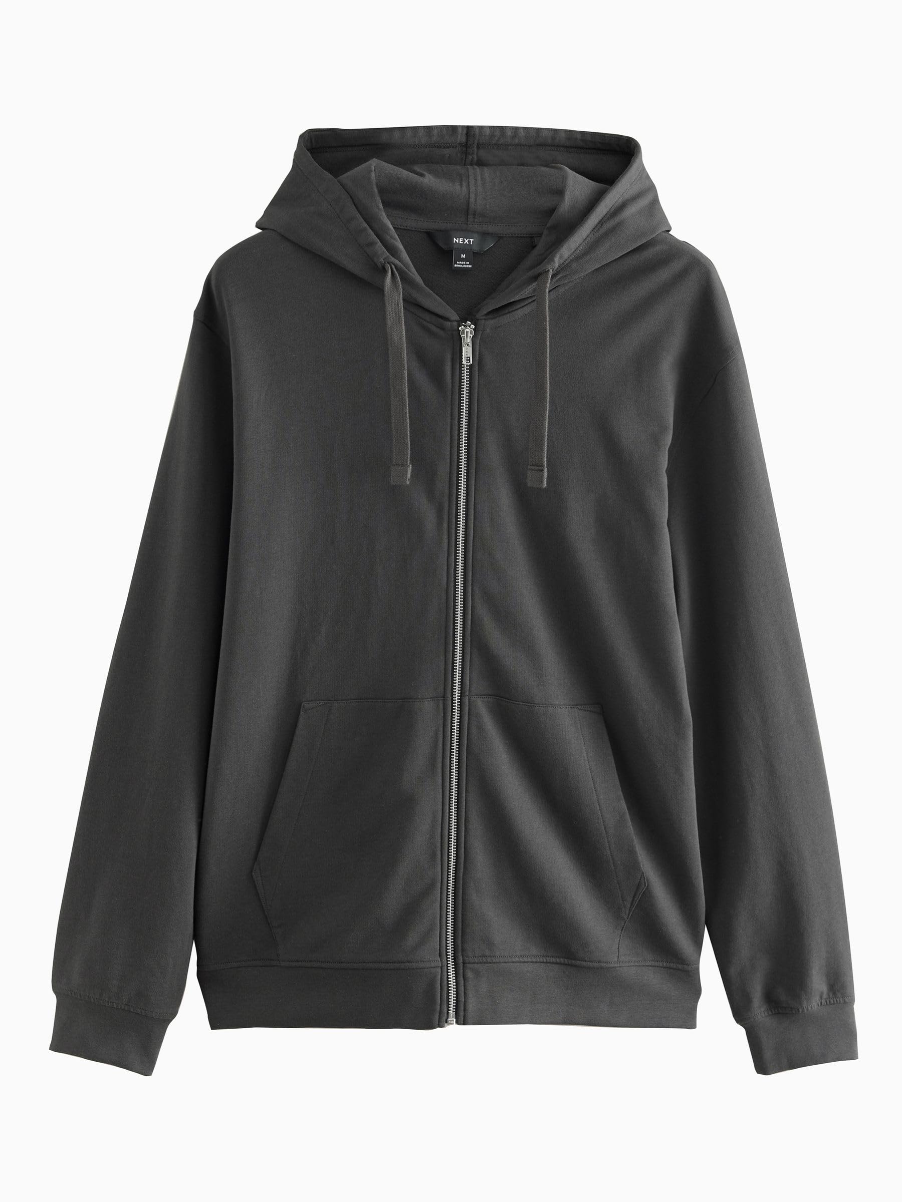 Next felpa uomo con cappuccio e zip in cotone leggero