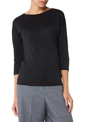 Goldenpoint maglia manica 3/4 scollo barchetta nera taglia M