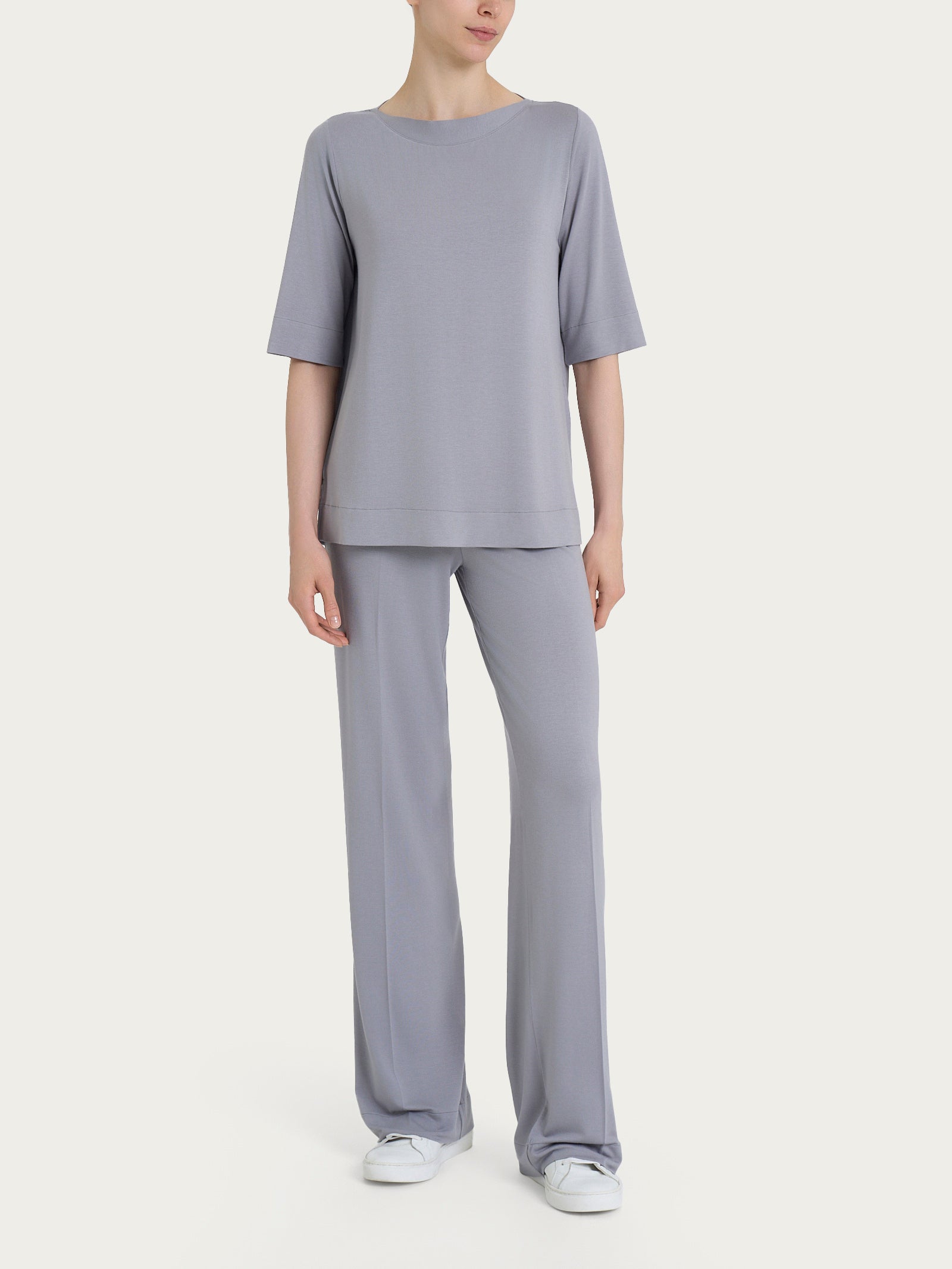 Ragno Viscosa Summer Maglietta manica 3/4 viscosa Ultimate Gray