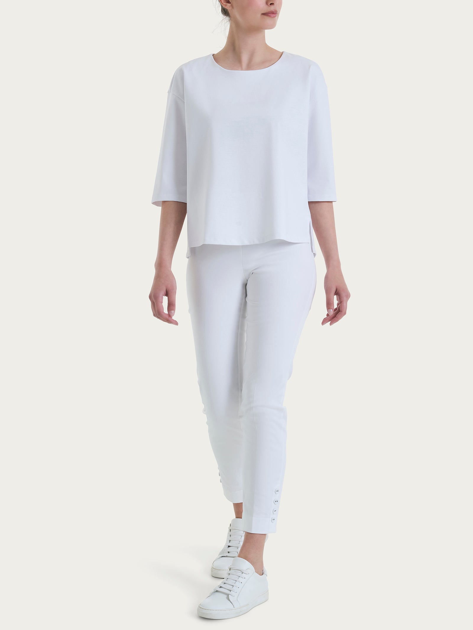 Ragno Compact Light Girocollo Maglia Bianco