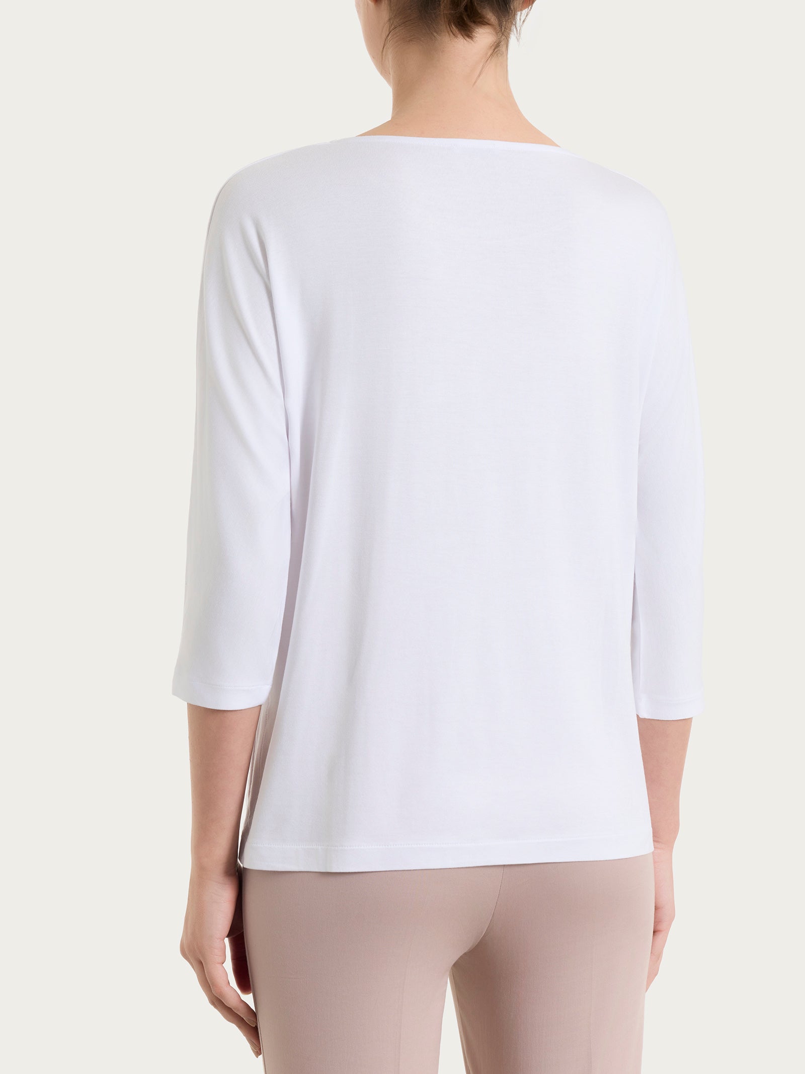 Ragno Viscosa Summer Maglietta manica 3/4 Bianco fluida
