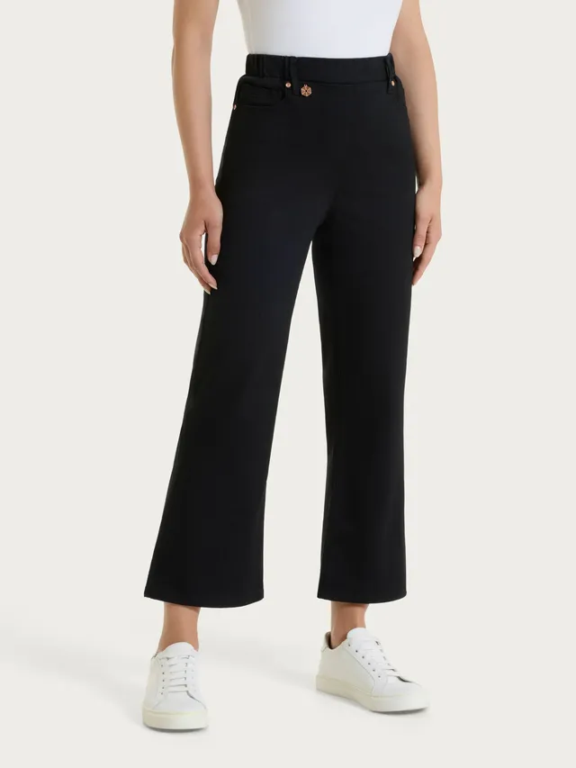 Ragno Light Denim Jeans Flare Nero cotone elasticizzato