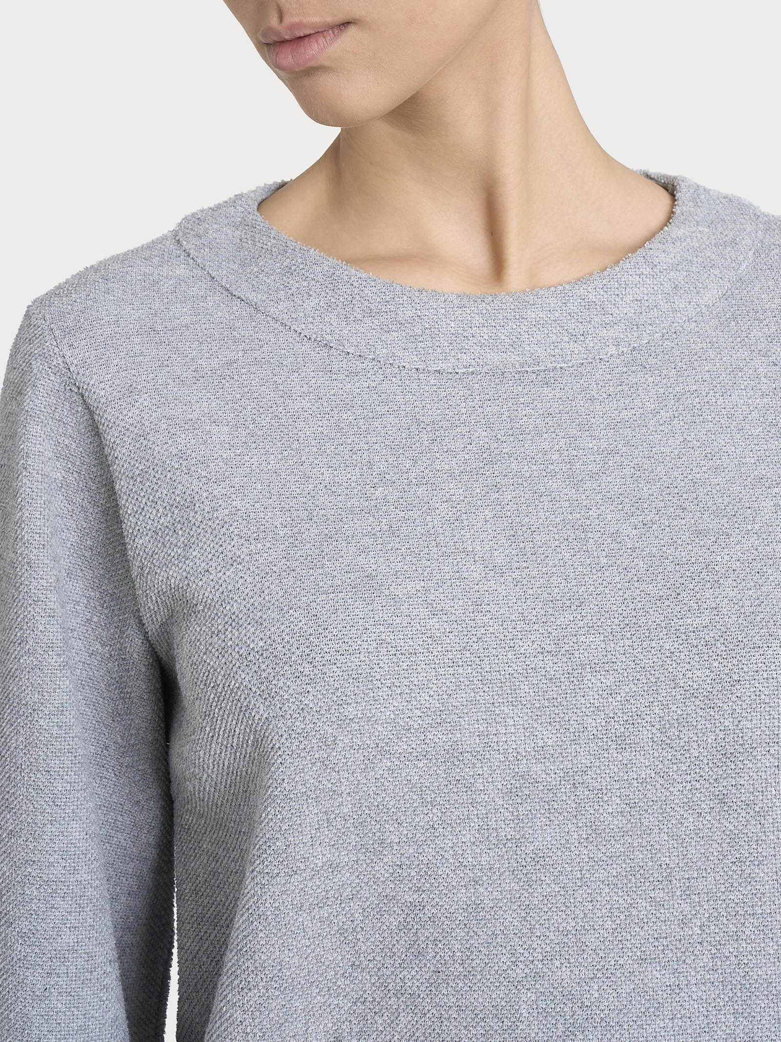 Ragno Comfort Felpa girocollo Grigio Melange