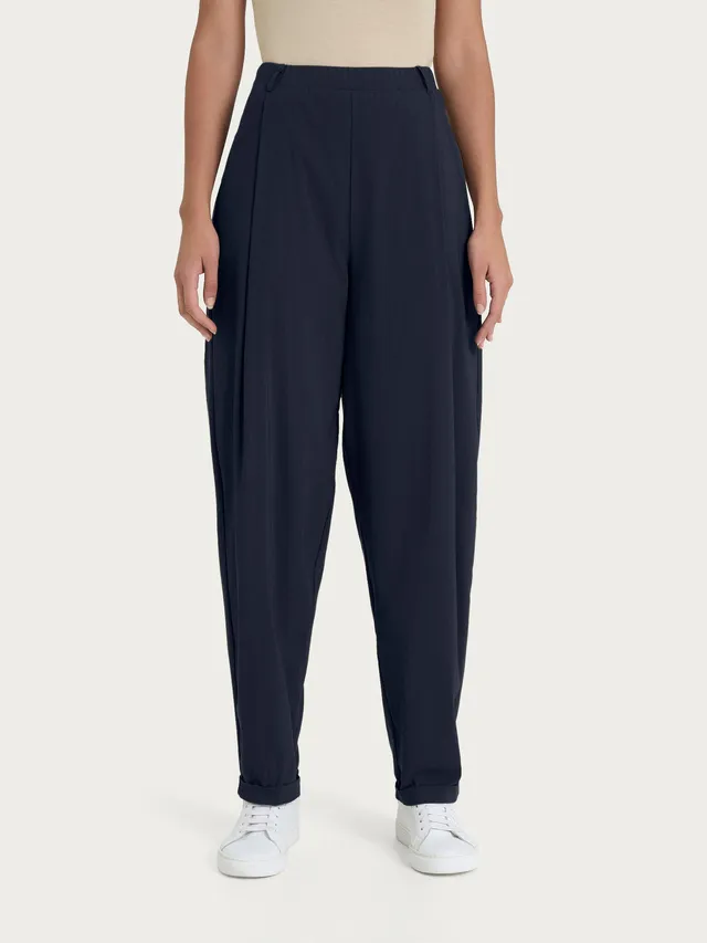 Ragno Super Fresh Pantalone Carrot Bleu cotone elasticizzato