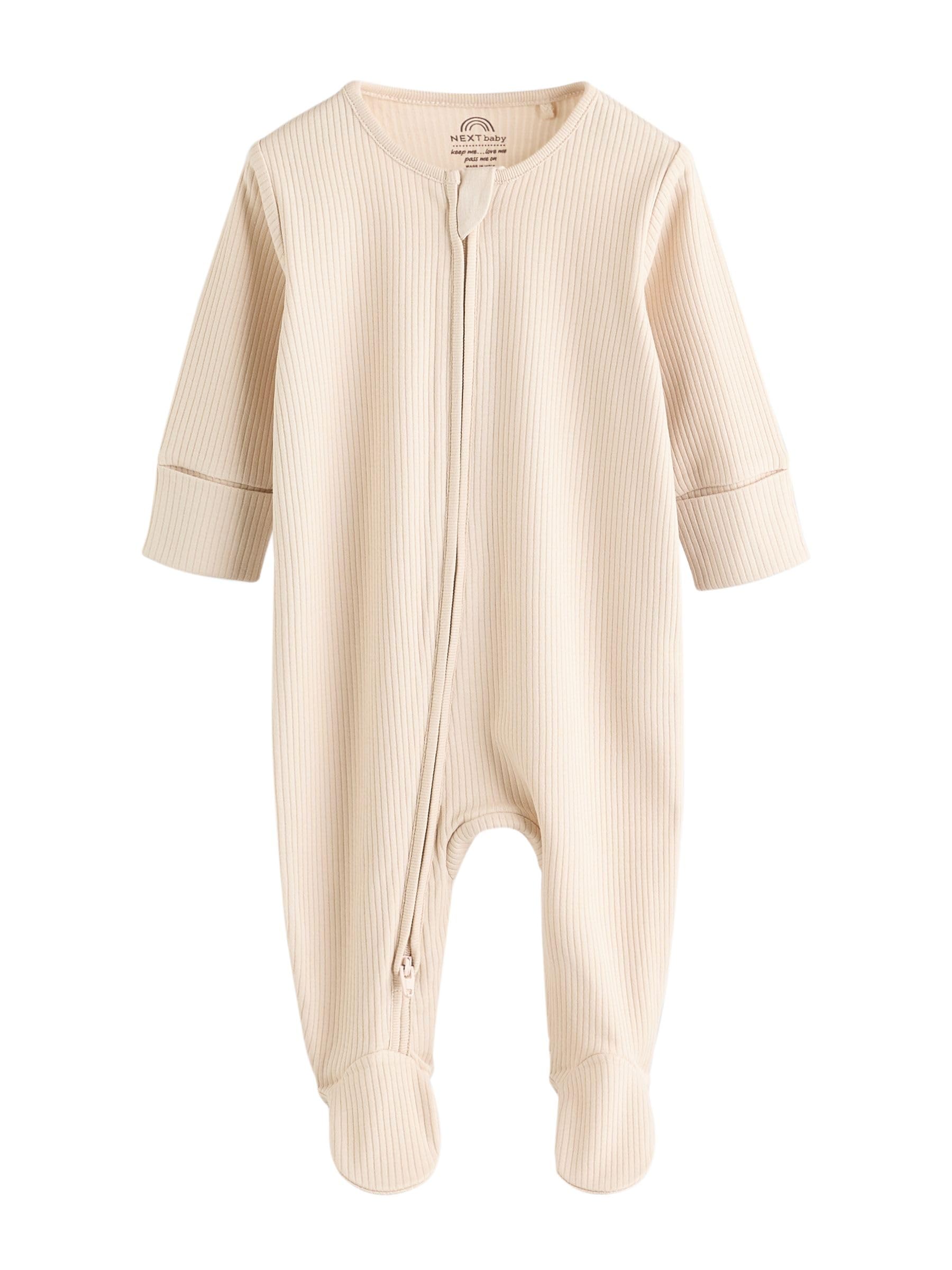 Next tutine neonato con zip 0 mesi confezione da 3 in cotone