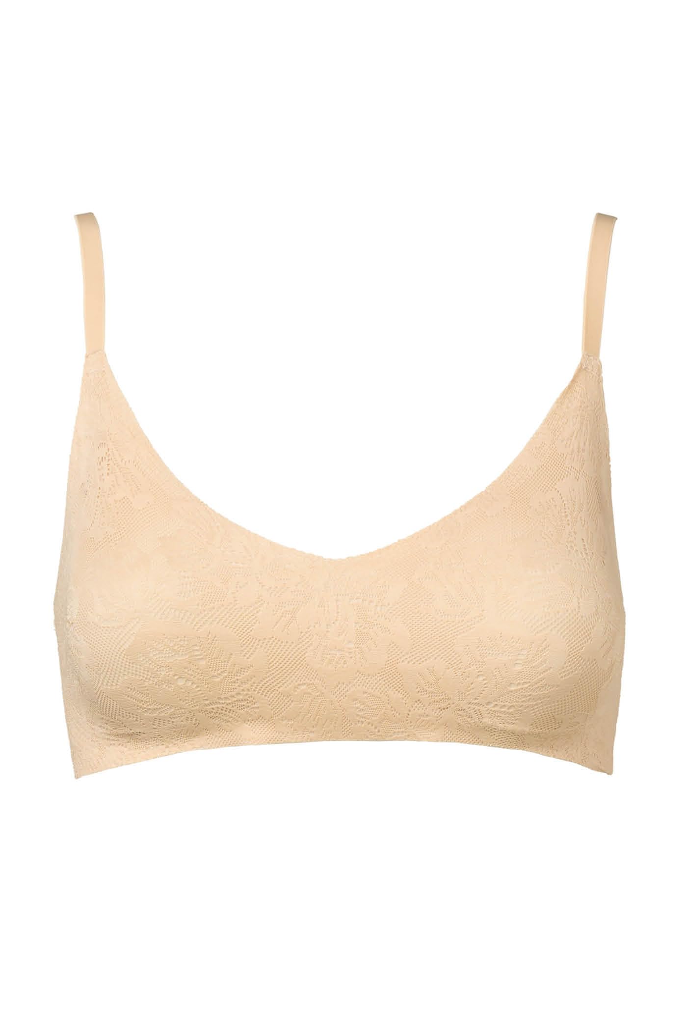 Goldenpoint Artemide Seamless Lace bralette tinta unita