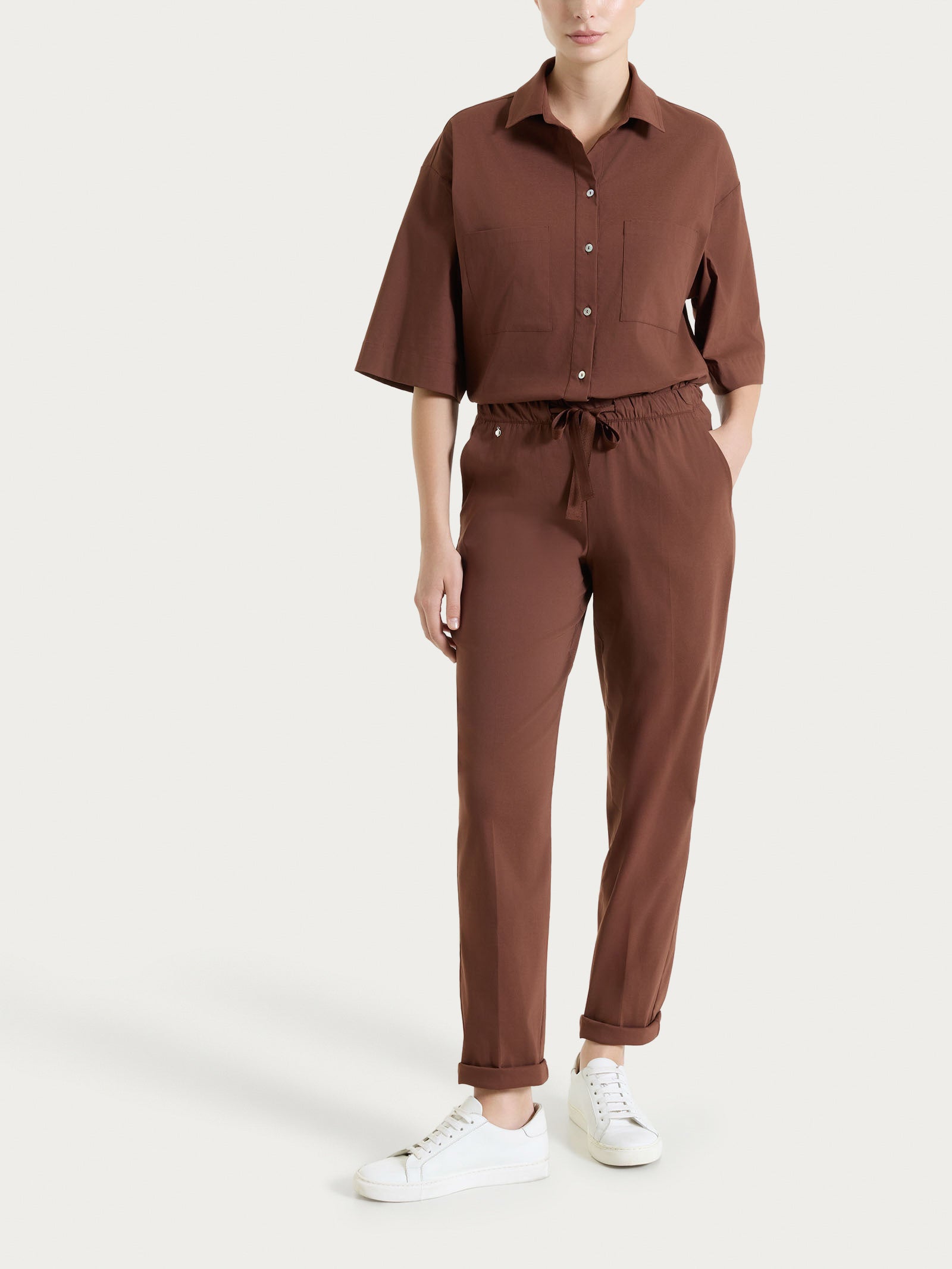 Ragno Super Fresh Pantalone Jogger Cappuccino cotone