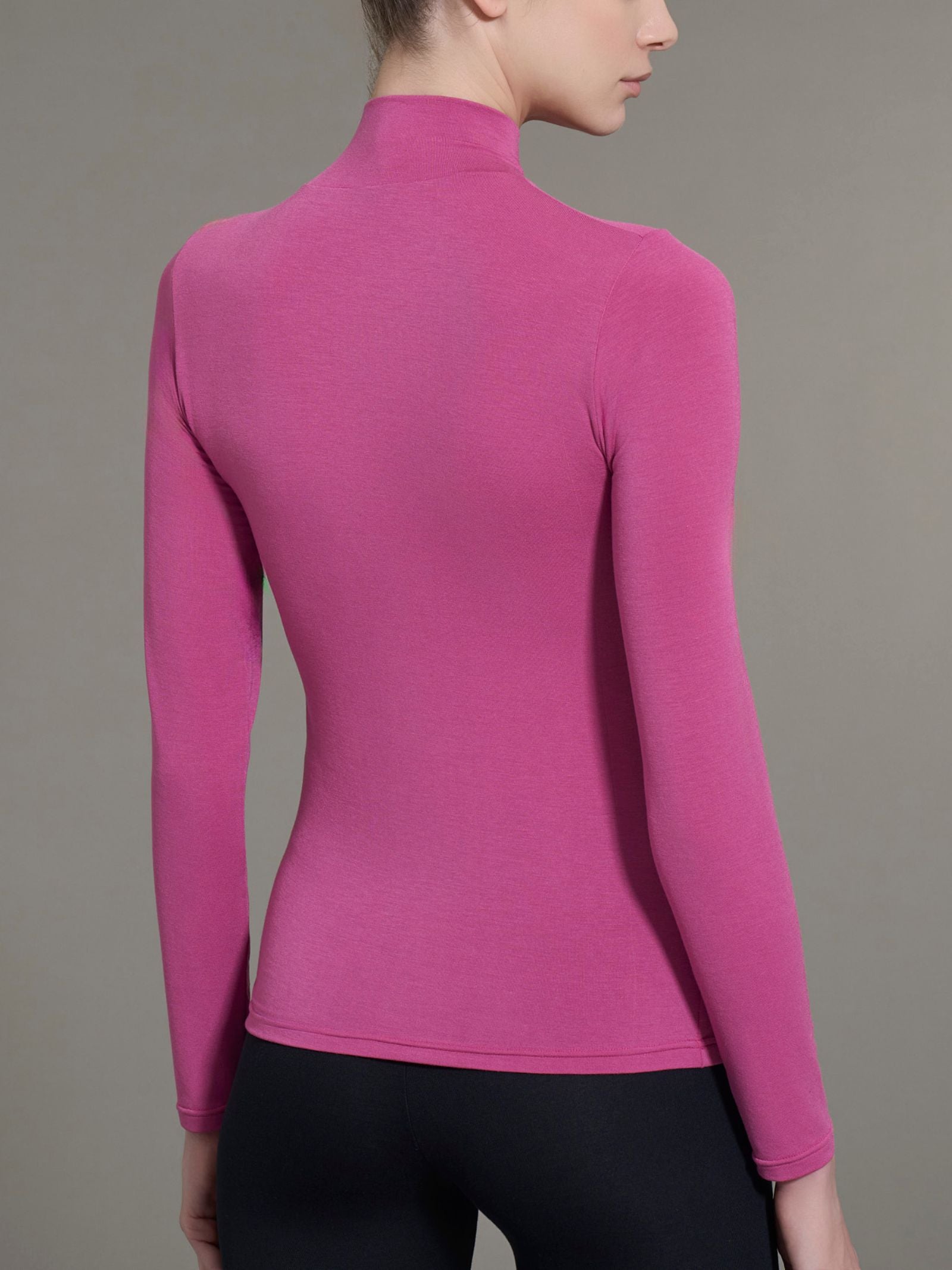Ragno Tenderwool Lupetto maglia lana manica lunga Red Violet