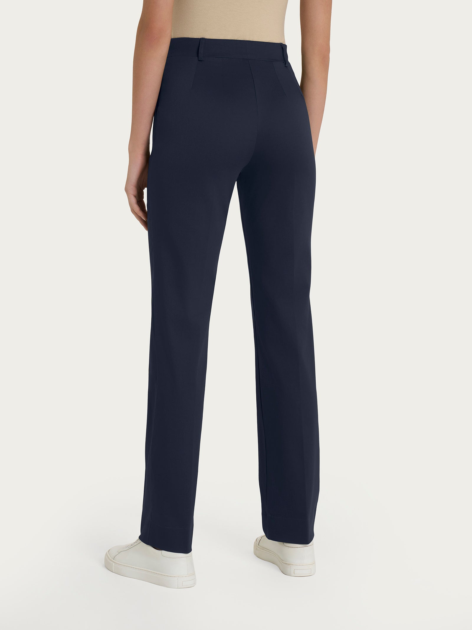 Ragno Satin Power pantalone dritto con tasche bleu