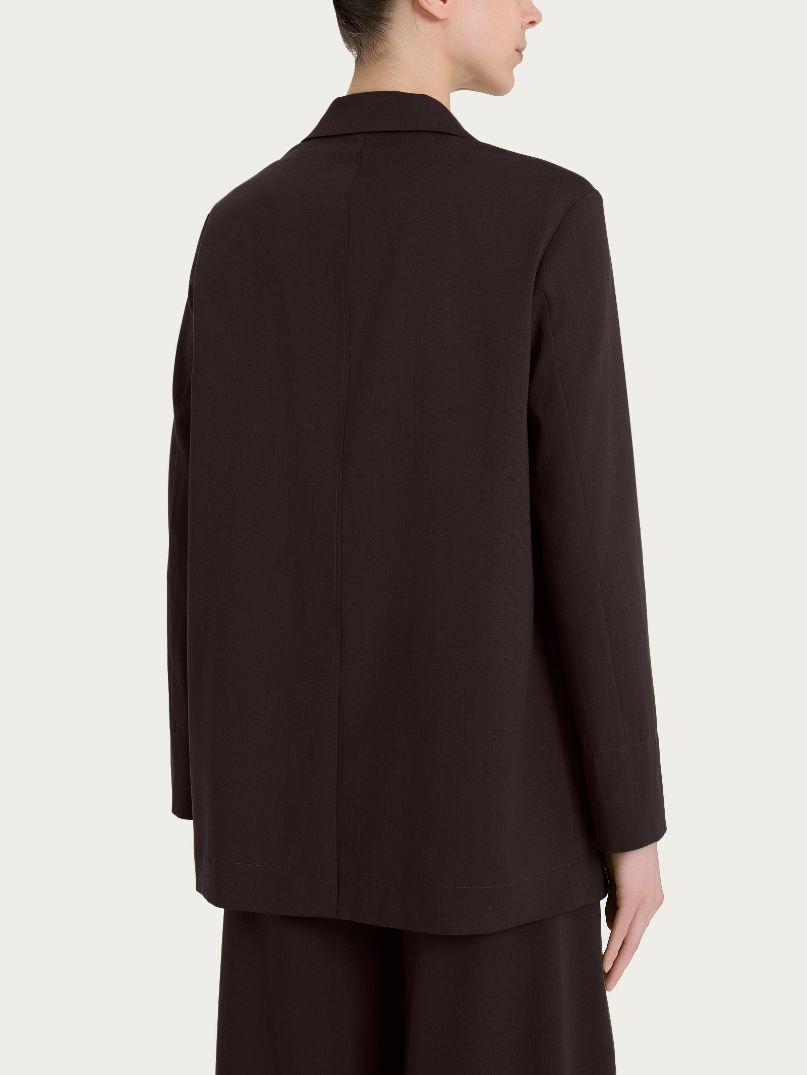Ragno Super Natural blazer destrutturato marrone Chocolate