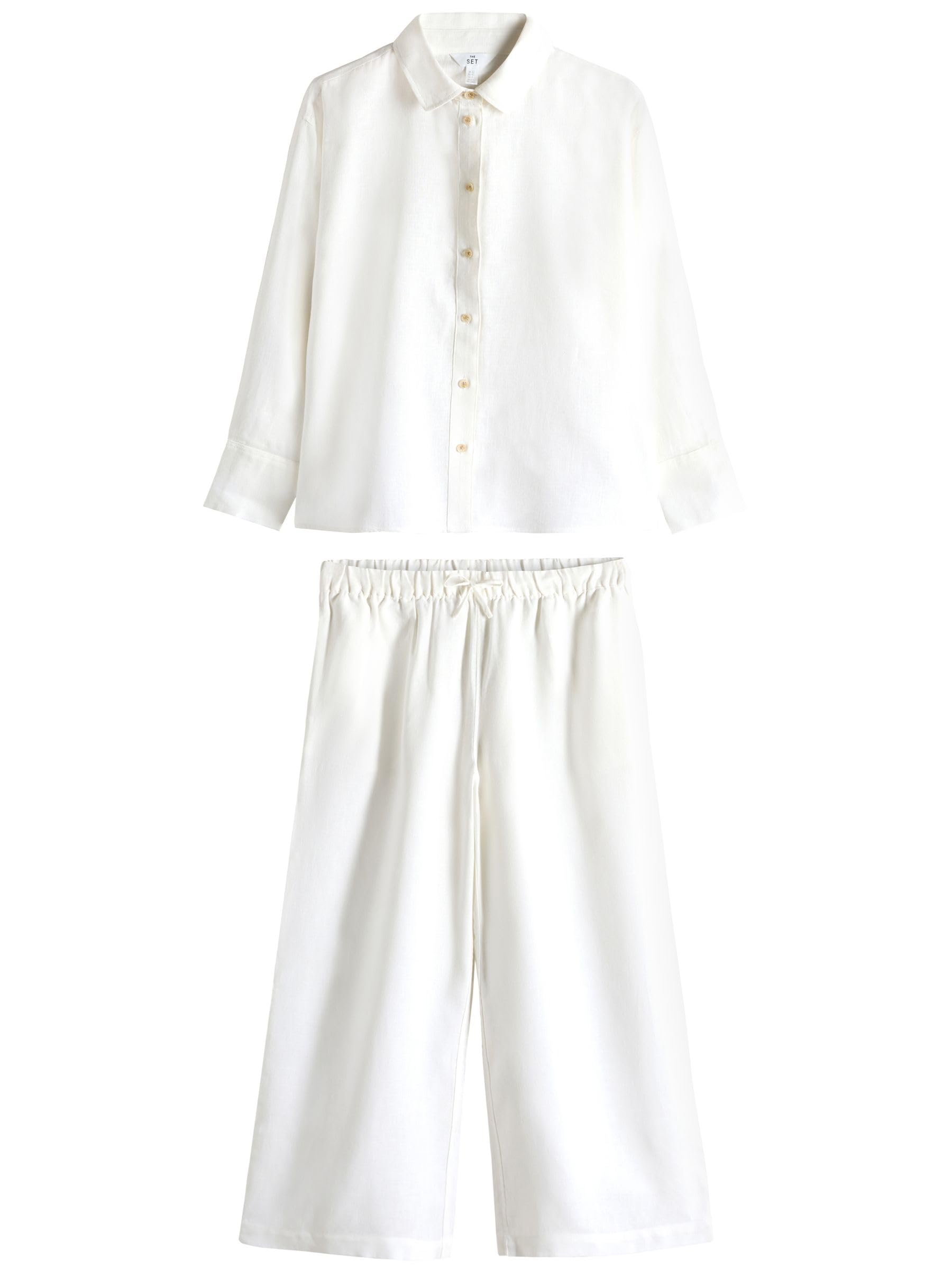 Geo Next The Set completo camicia pantaloni misto lino