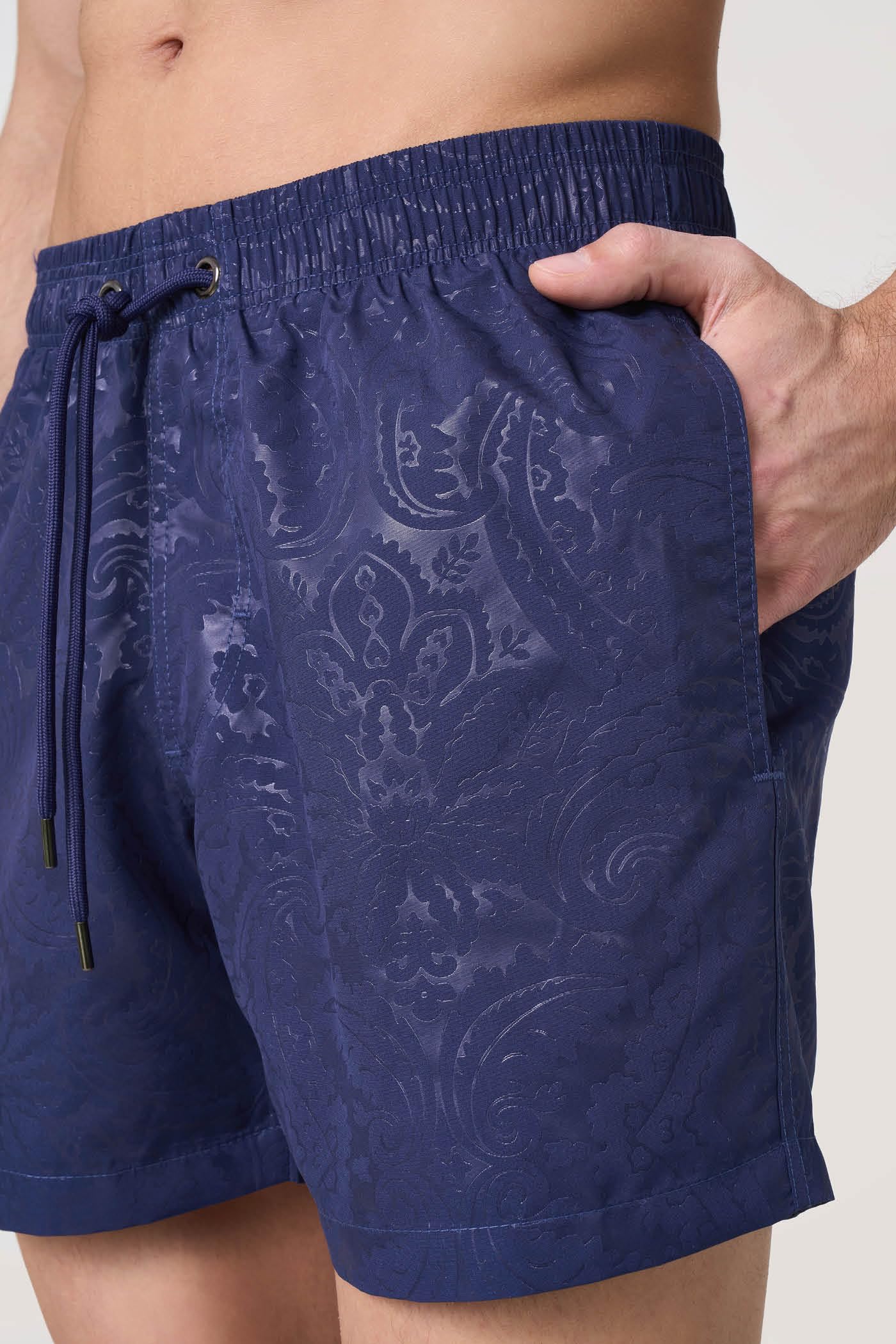 Goldenpoint Paisley boxer mare uomo stampa lucida tasche