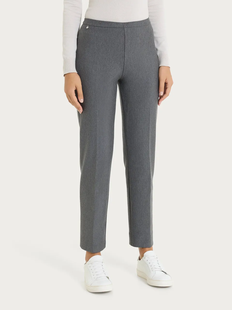 Ragno Compact Pantalone Dritto Ardesia Modellante