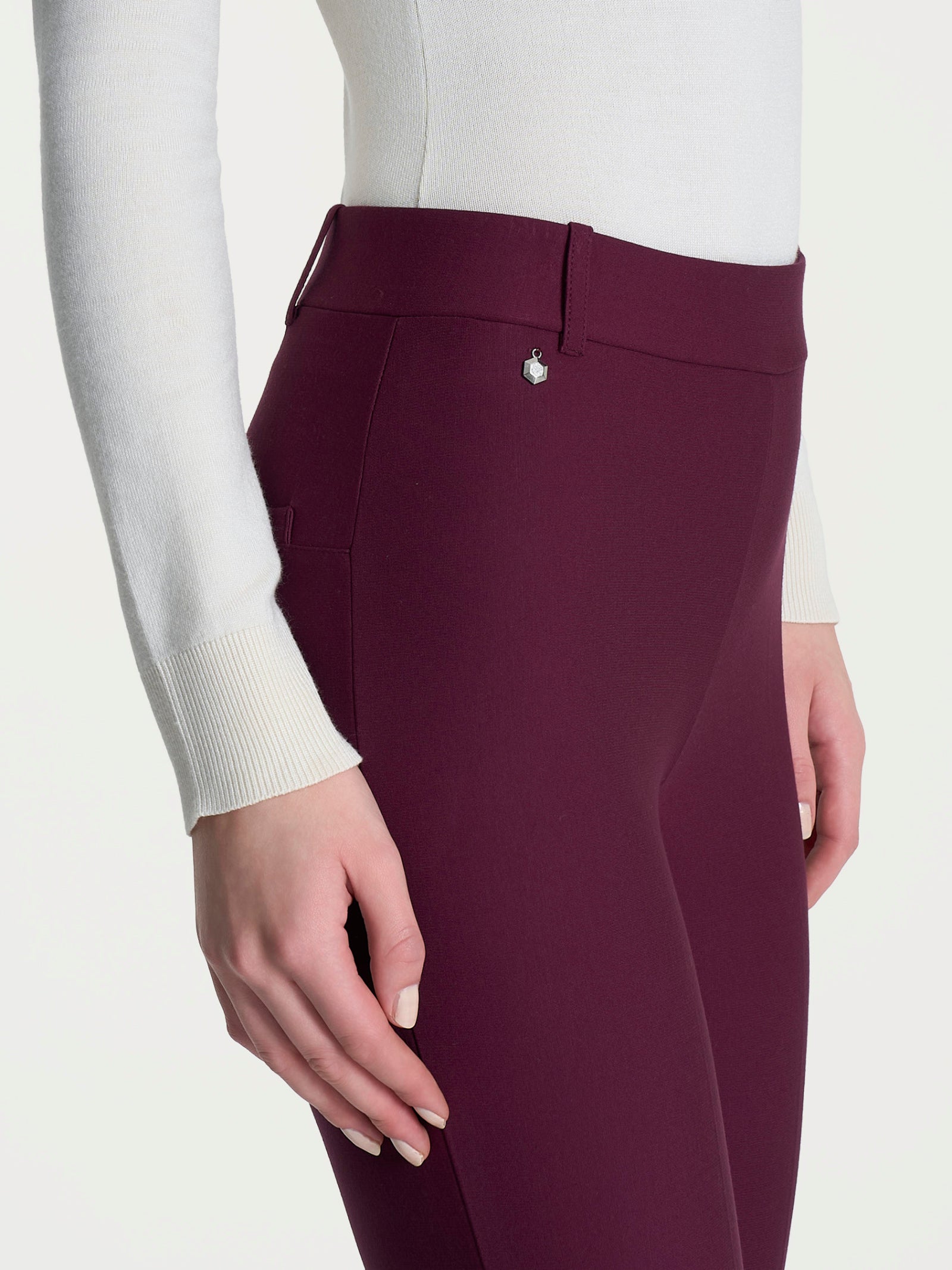 Ragno Compact pantalone slim dritto Fig elasticizzato