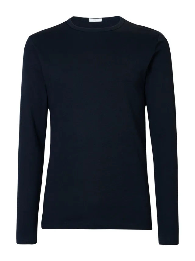 Ragno Sotto Sopra Maglia girocollo Bleu uomo caldo cotone