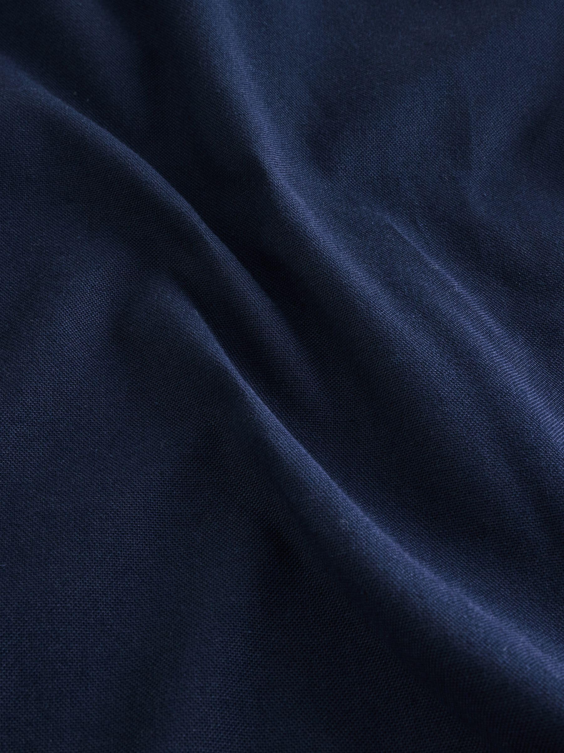 Next camicia oxford uomo maniche corte blu navy L