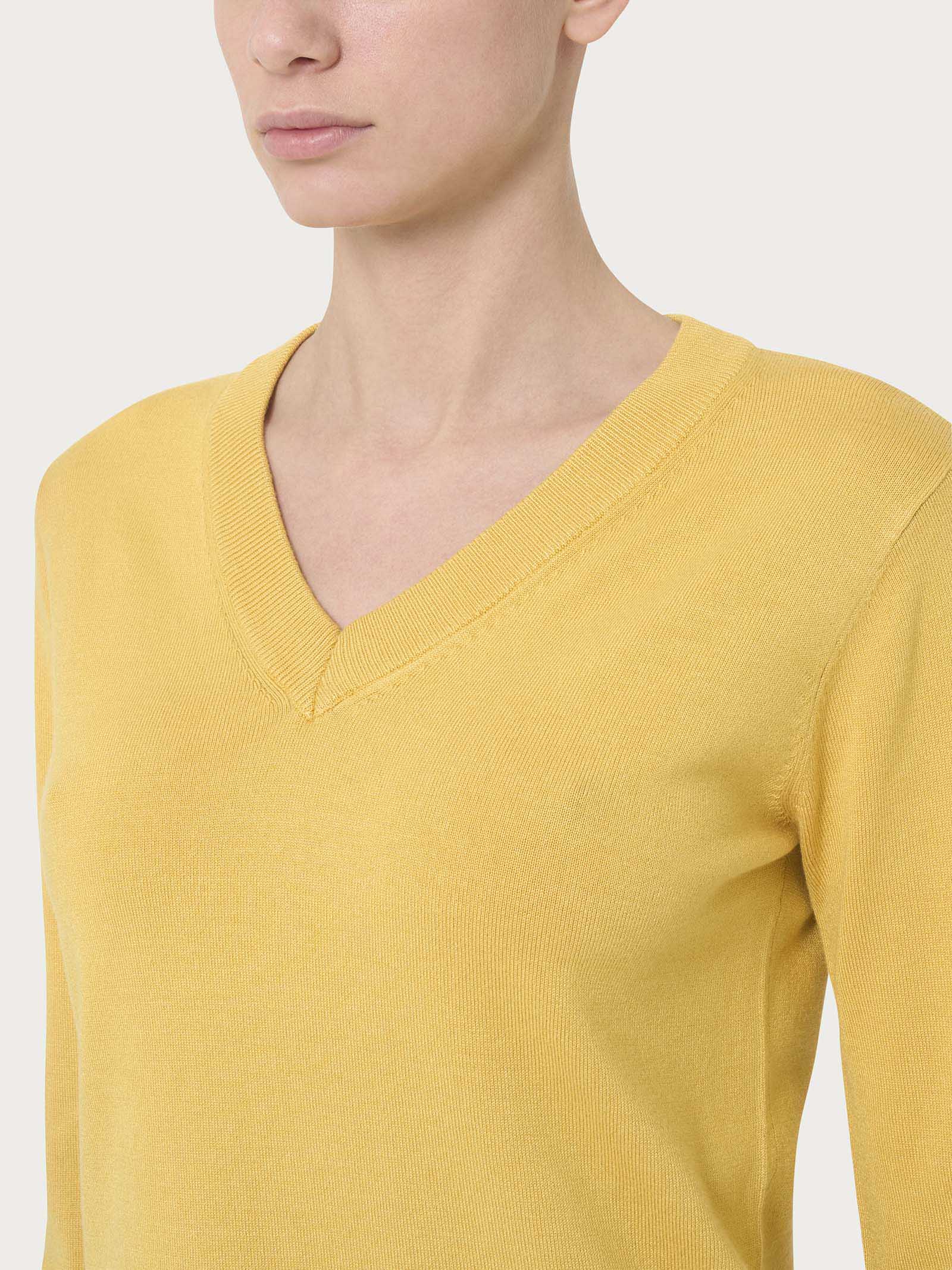 Ragno Four Seasons Maglia Scollo V Misted Yellow