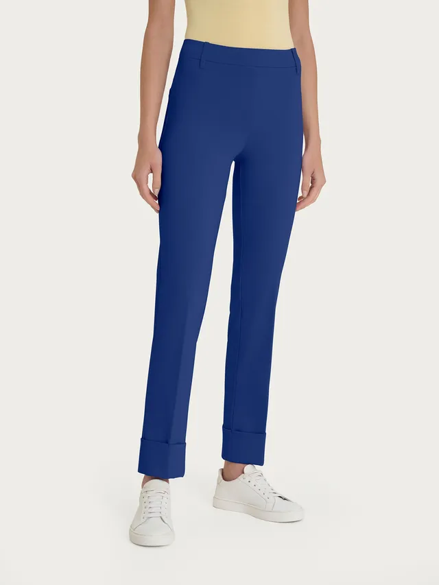 Ragno Compact Light Pantalone Straight Blueberry