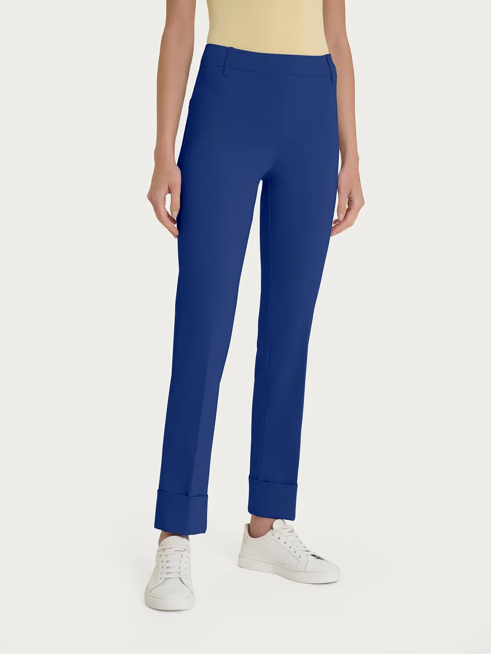 Ragno Compact Light Pantalone Straight Blueberry