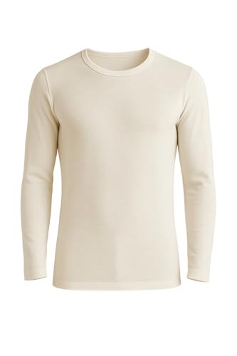 Lady C Maglia Intima Uomo Cotone e Lana Manica Lunga Termica