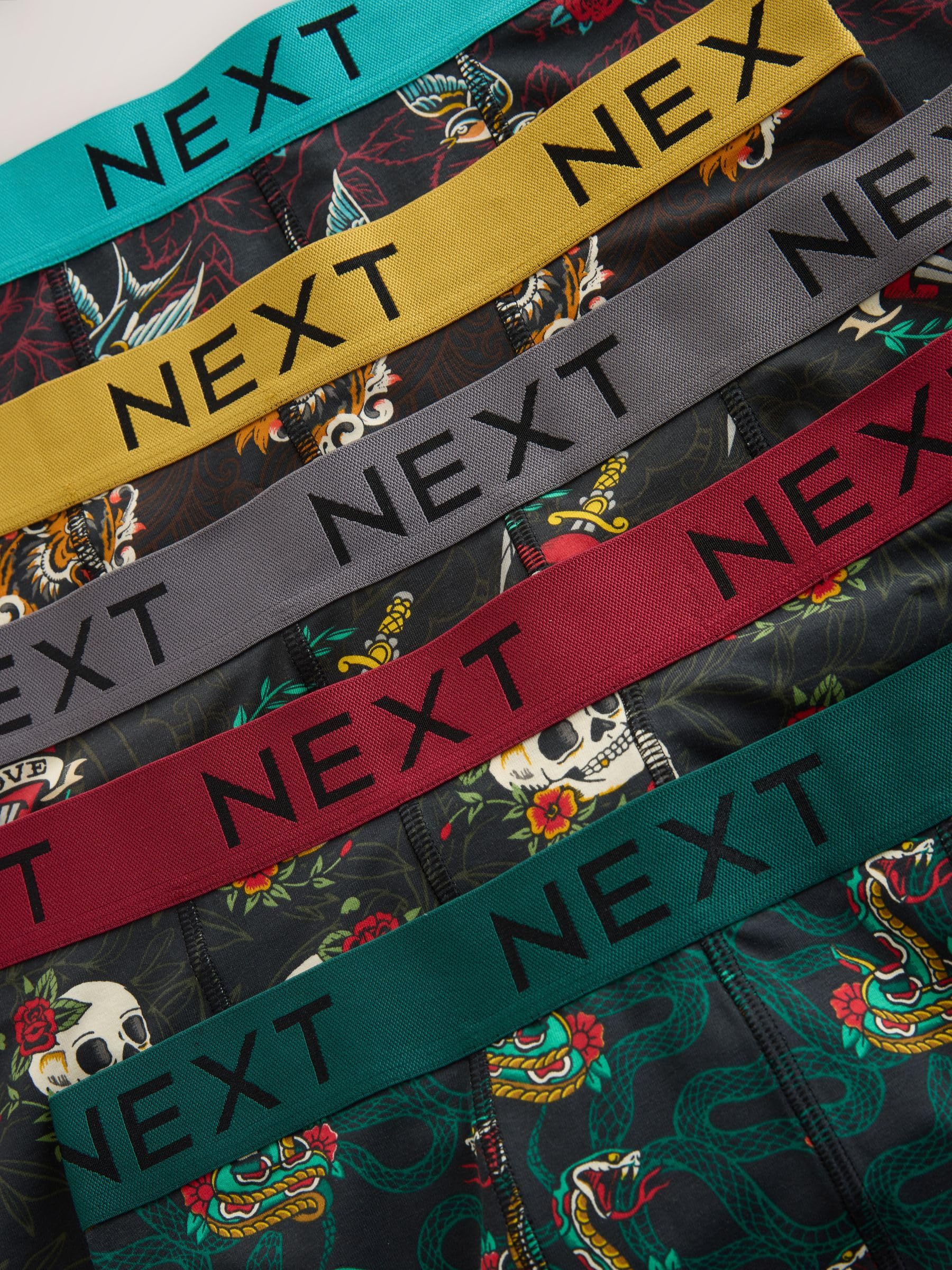 Geo Next Uomo 5 Boxer Aderenti in Cotone