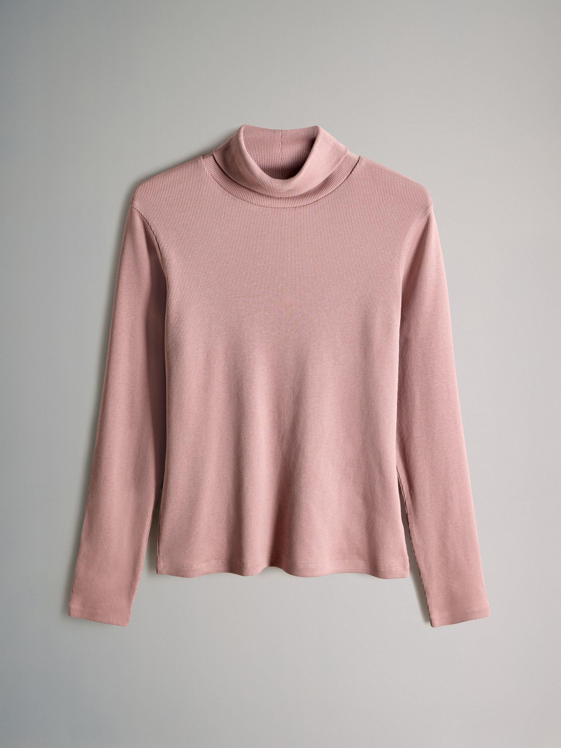 The Set maglie donna coste collo alto maniche lunghe 4pz