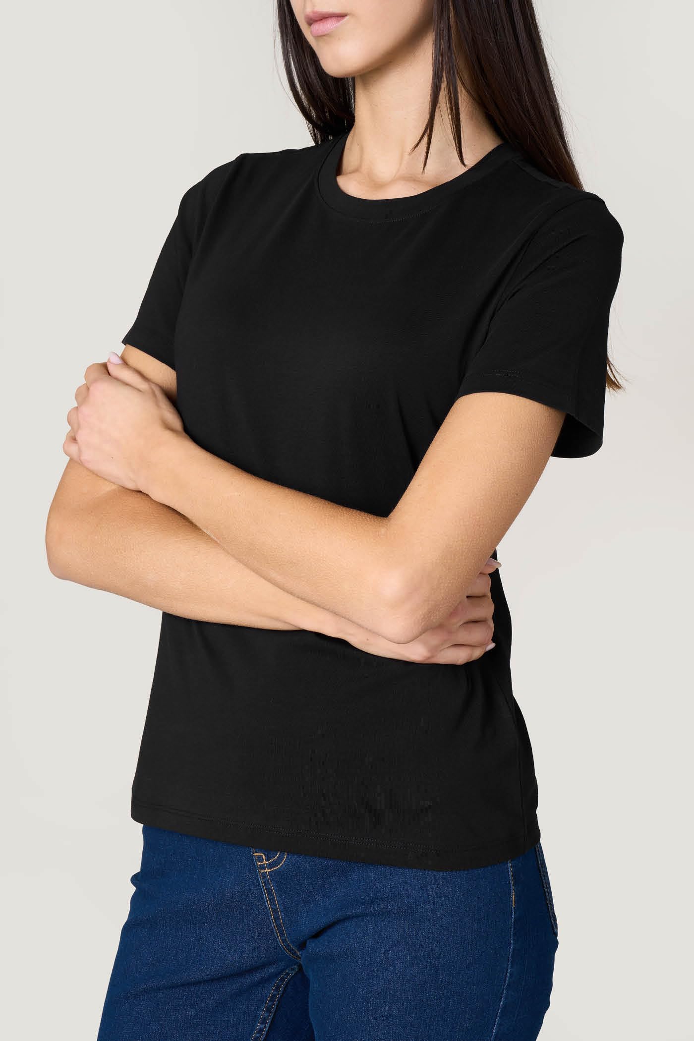 Goldenpoint t-shirt maglietta donna in cotone morbido sulla pelle