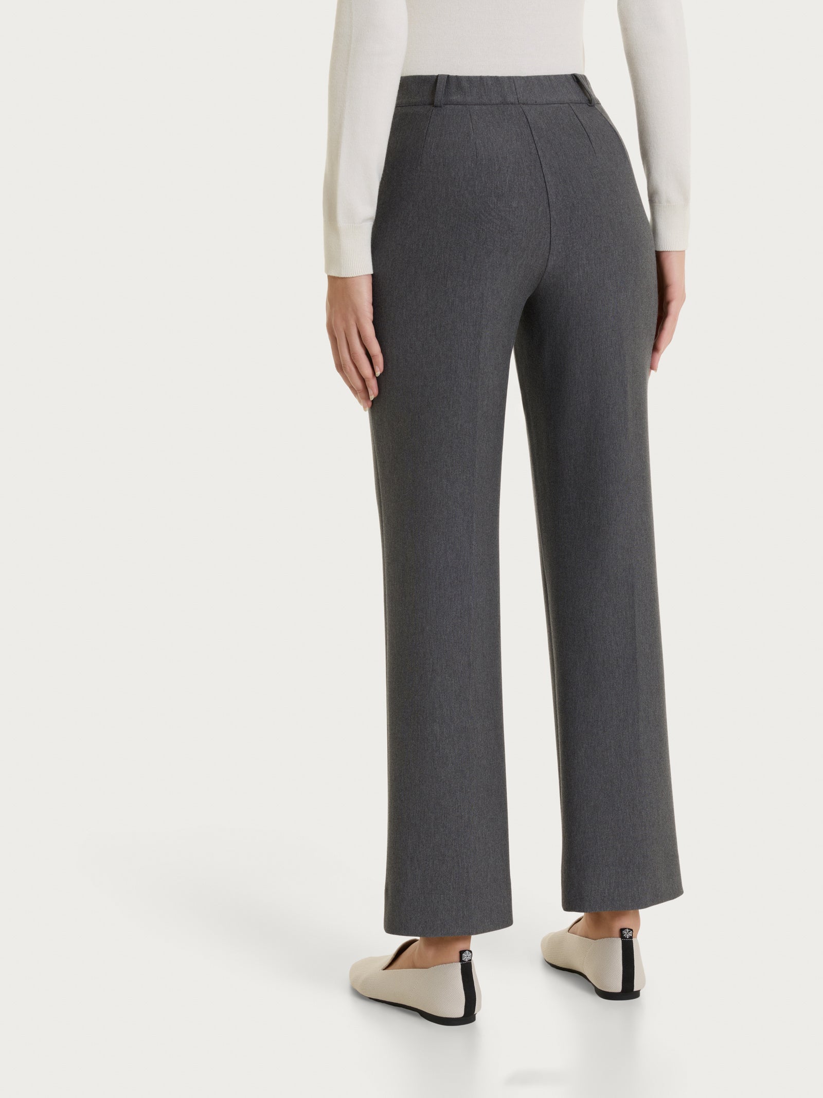 Ragno Compact pantalone flare Ardesia Mel. tasche