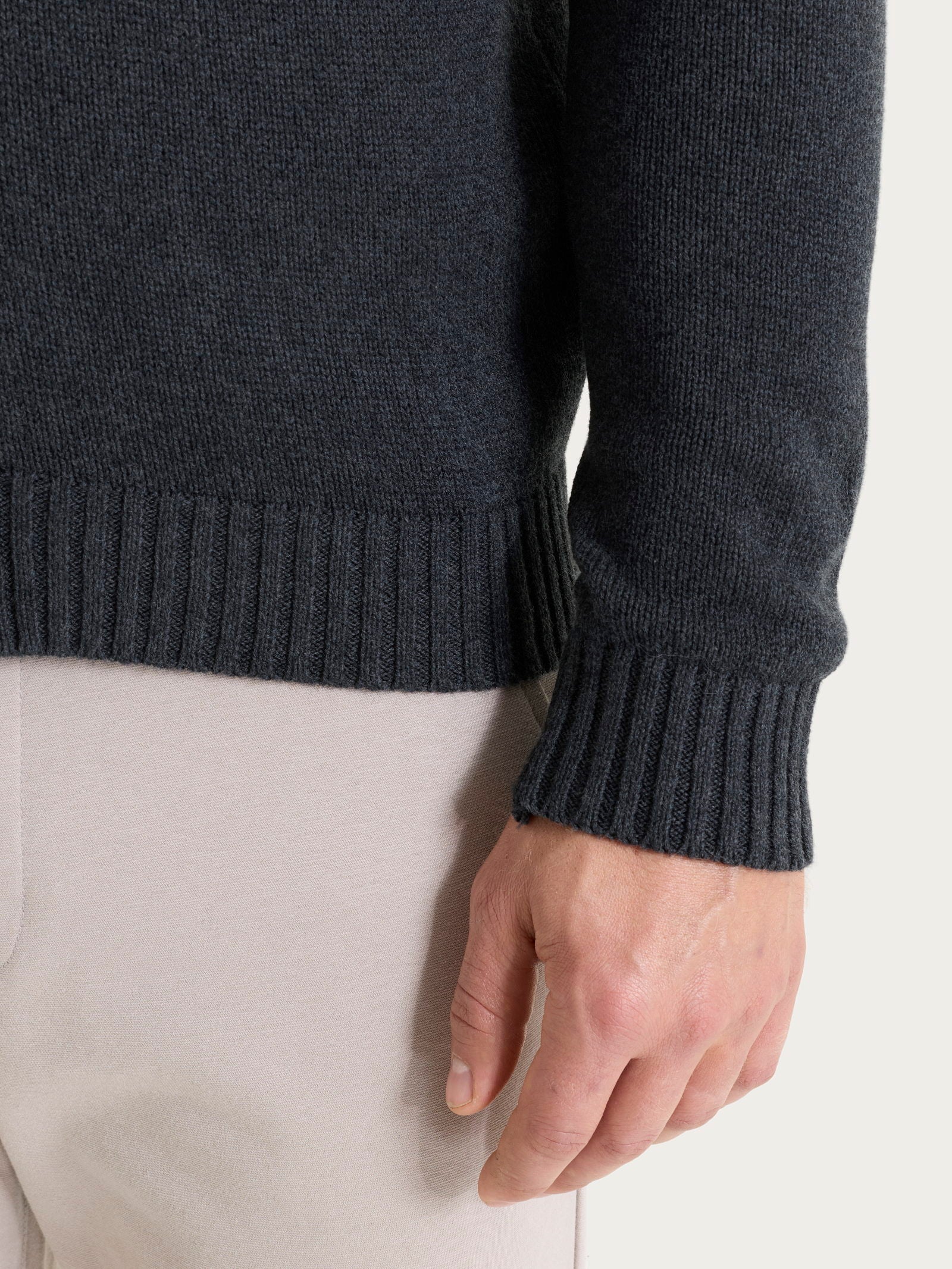 Ragno Winter Cotton cardigan cotone uomo nero bottoni