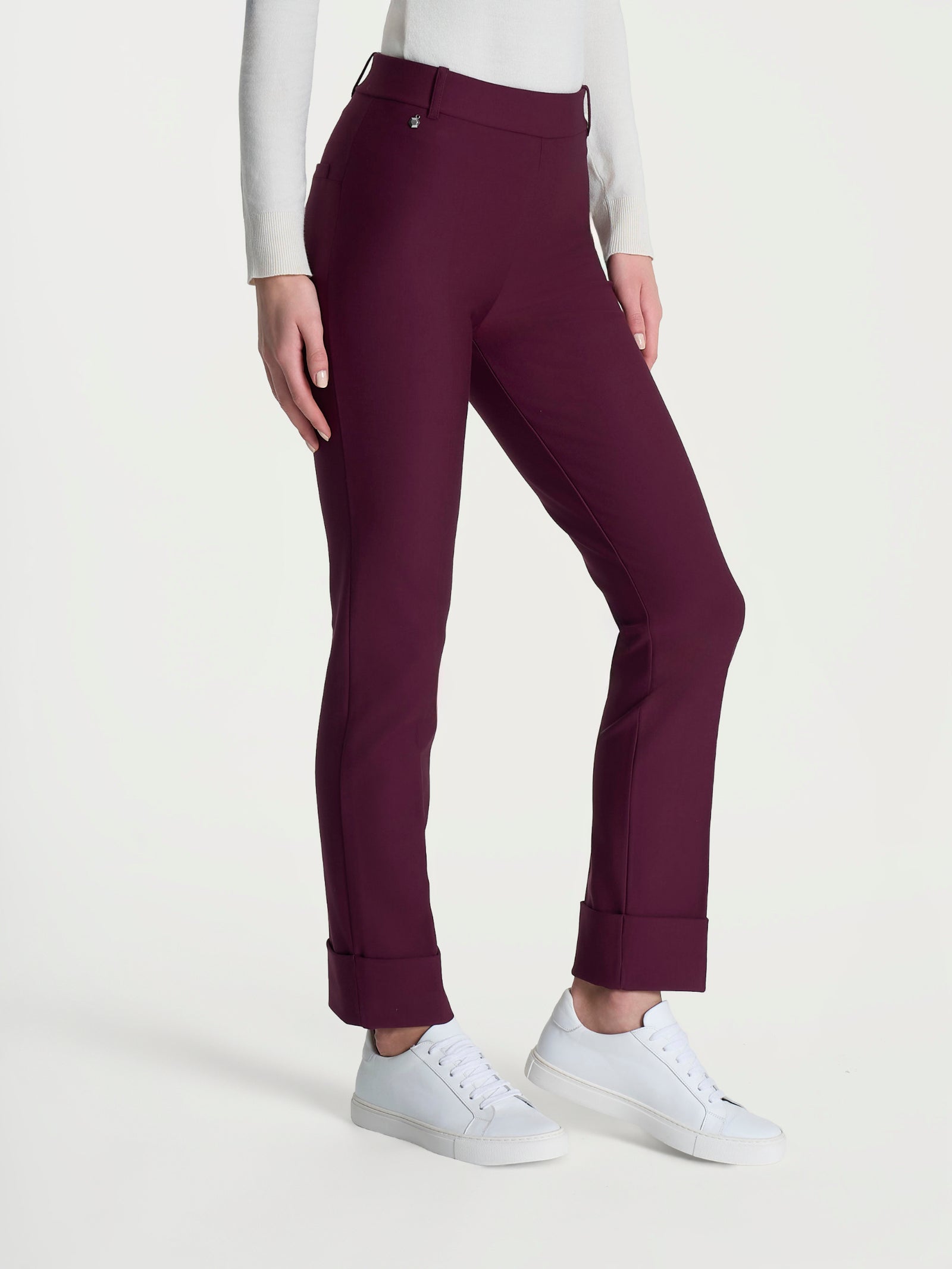 Ragno Compact pantalone slim dritto Fig elasticizzato