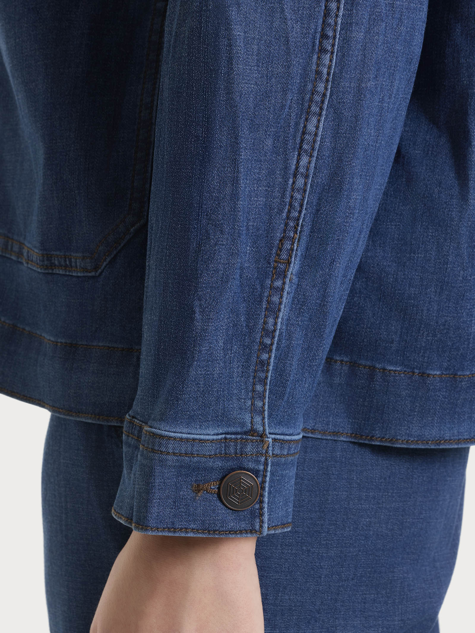 Ragno Light Denim giubbotto Delavé denim leggero