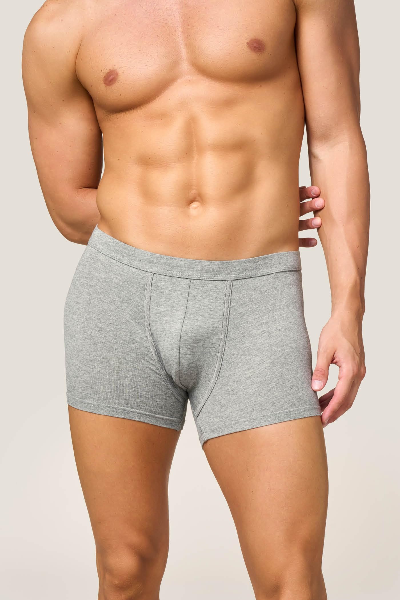 Goldenpoint Boxer Regular Uomo Cotone Supima Grigio S