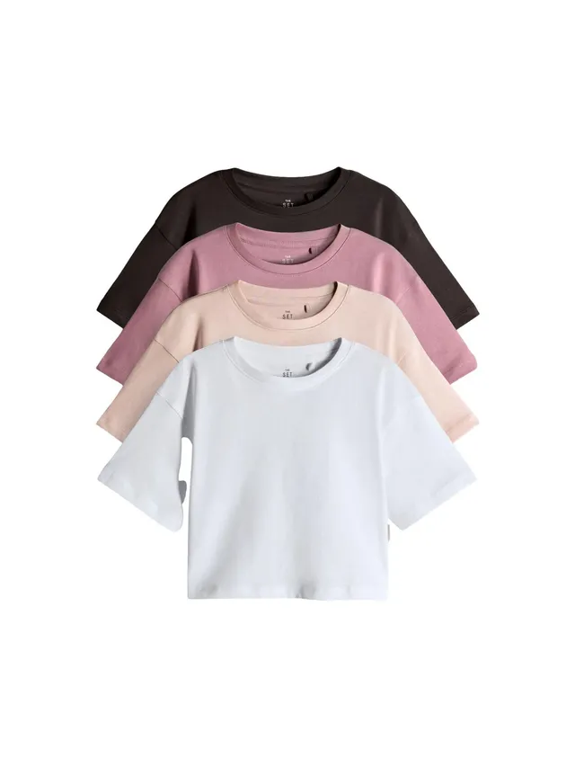 Geo Next The Set t-shirt skater bambina confezione da 4 maniche corte