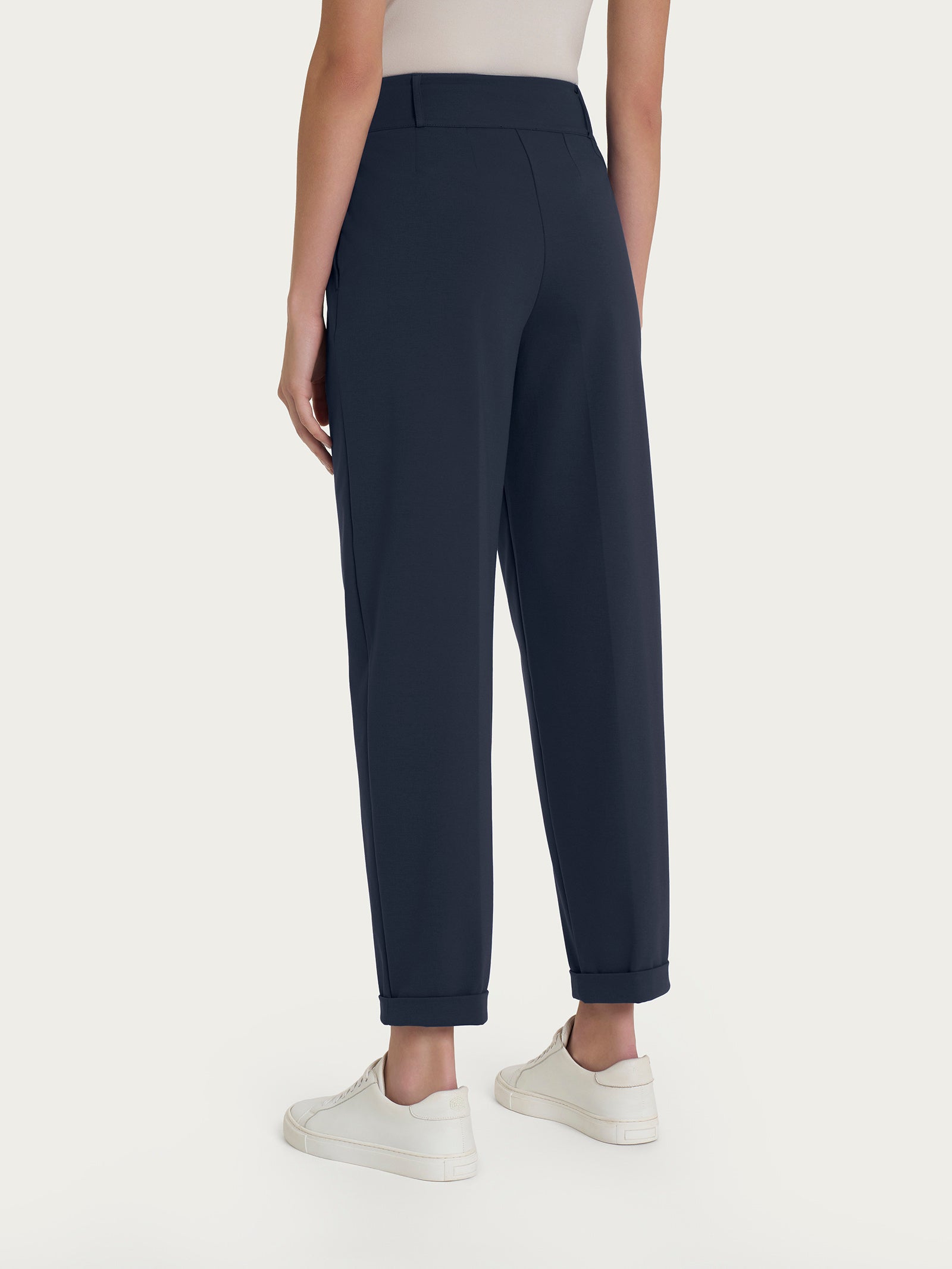 Ragno Compact Light pantalone carrot tapered blu Bleu
