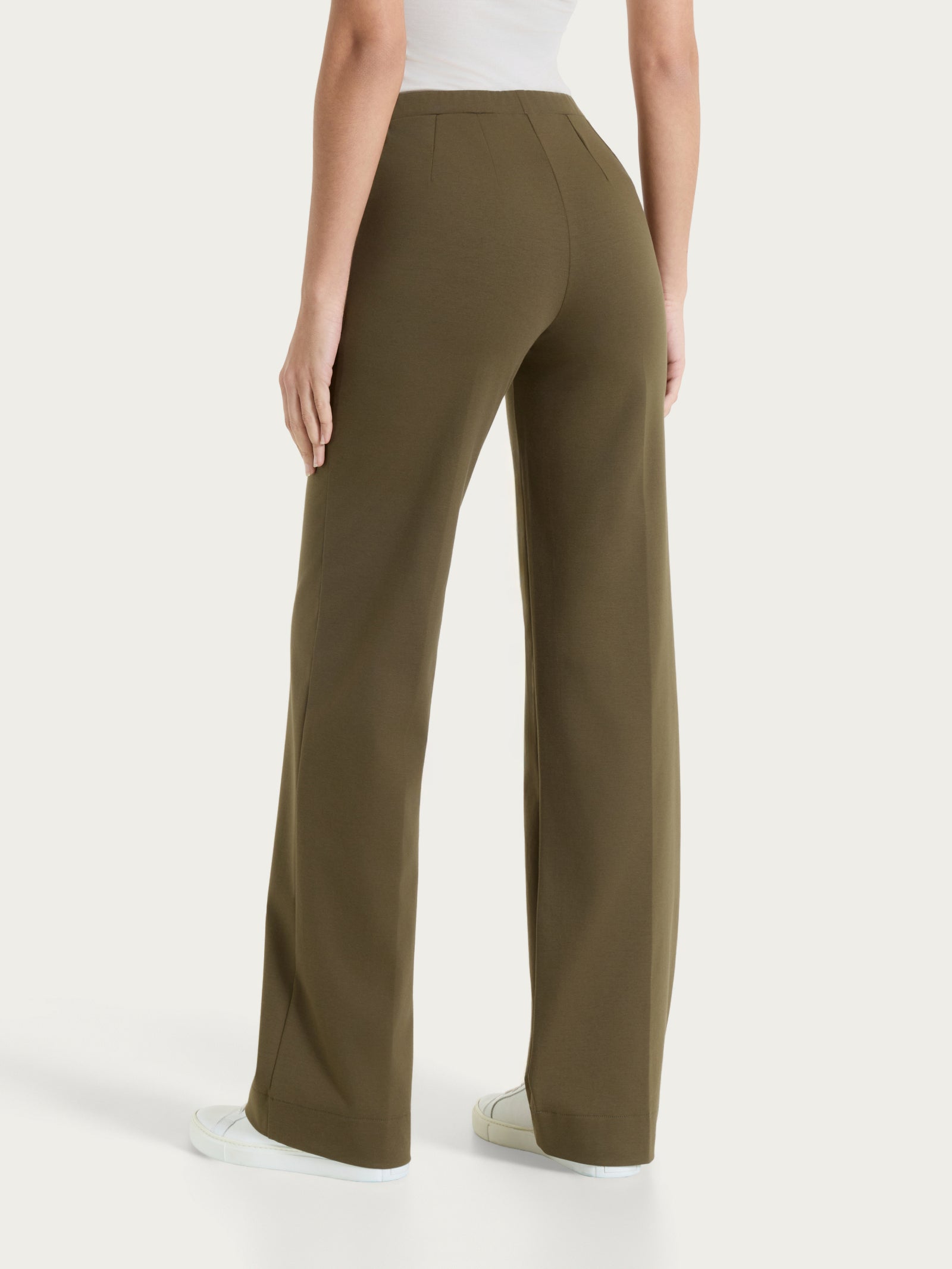 Ragno Compact Light pantalone donna verde gamba ampia