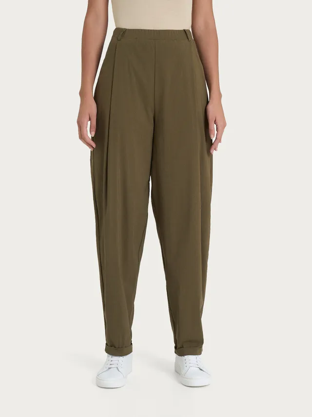 Ragno Carrot pantalone donna Super Fresh verde Dark Olive