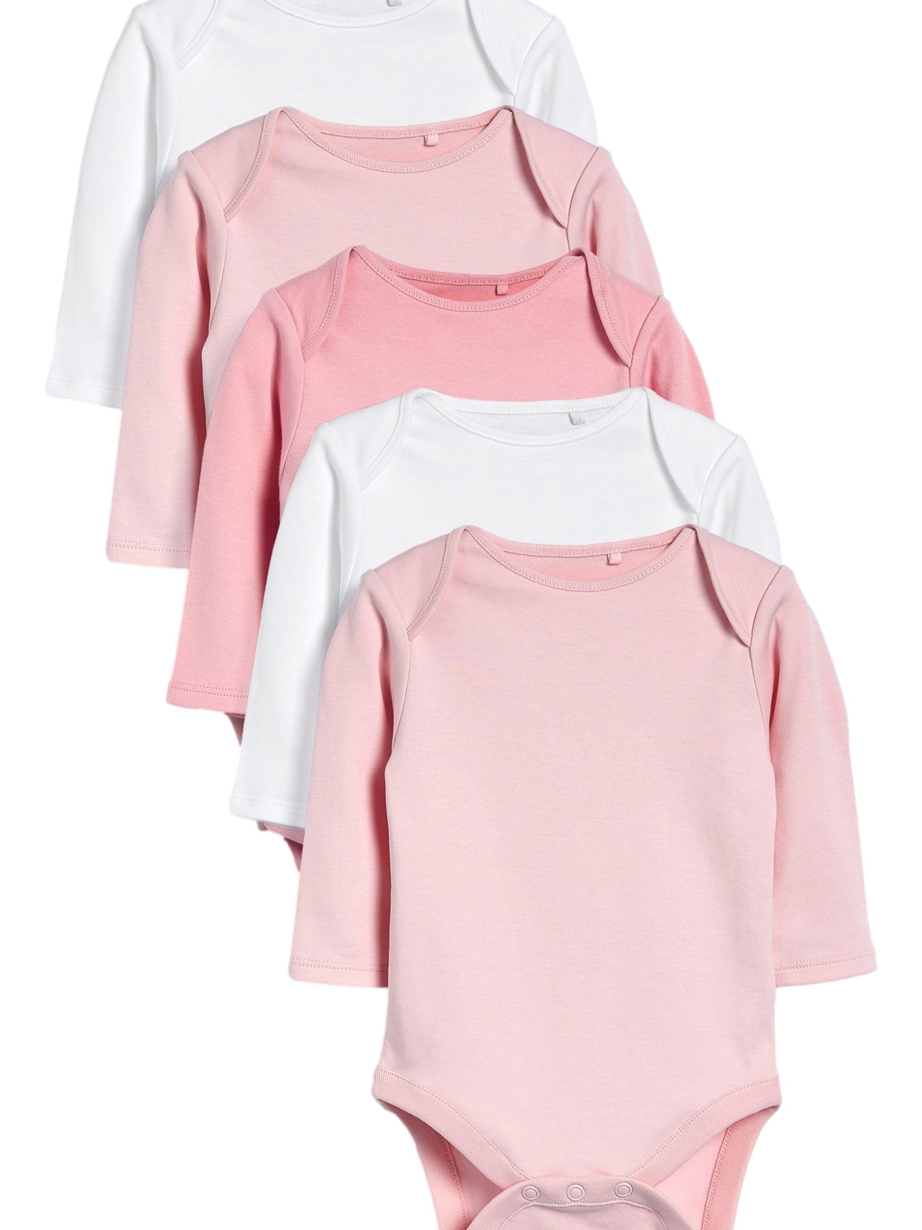 Next body basic maniche lunghe 9-12 mesi 5 pezzi cotone