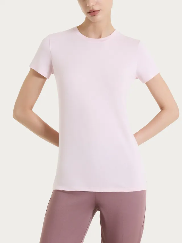 Ragno Ultralight Maglietta Donna Pale Lilac Cotone