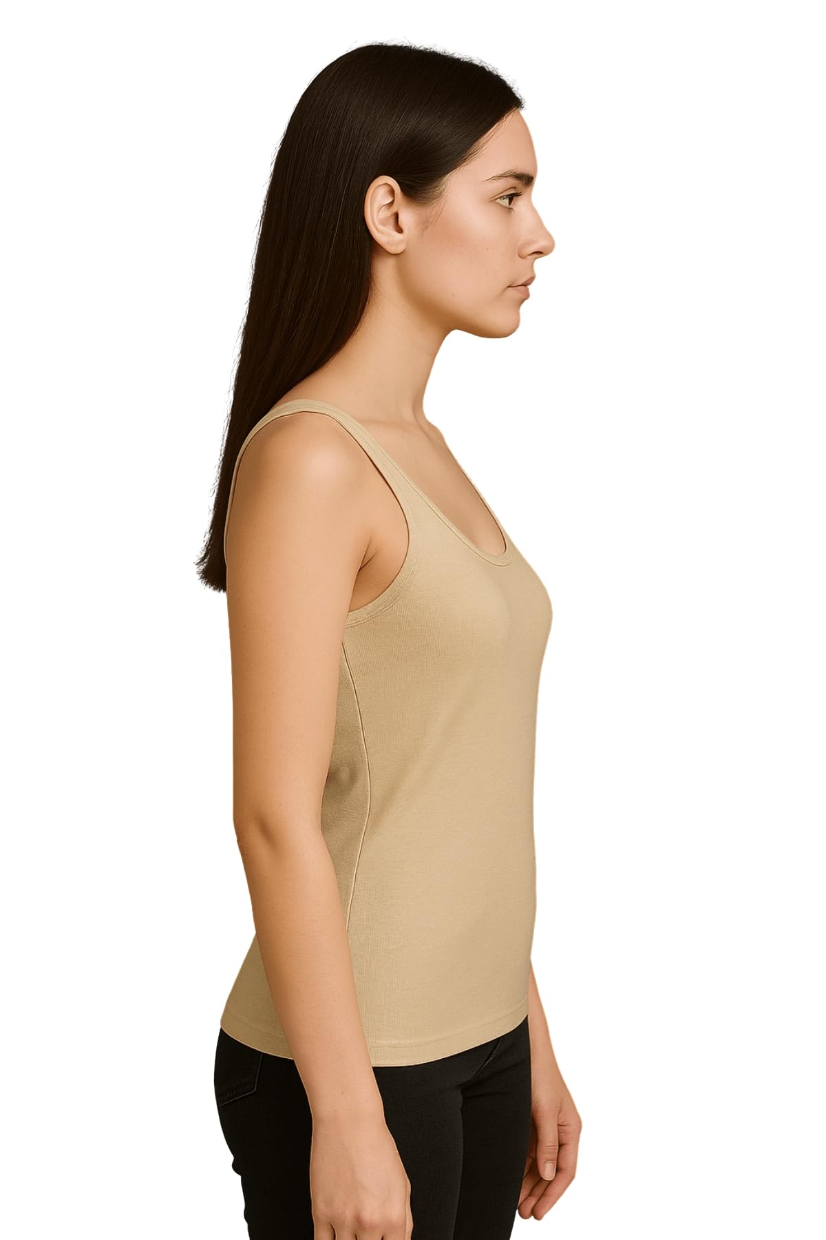 Lady C Canotta Donna Micromodal Spalla Larga Comoda