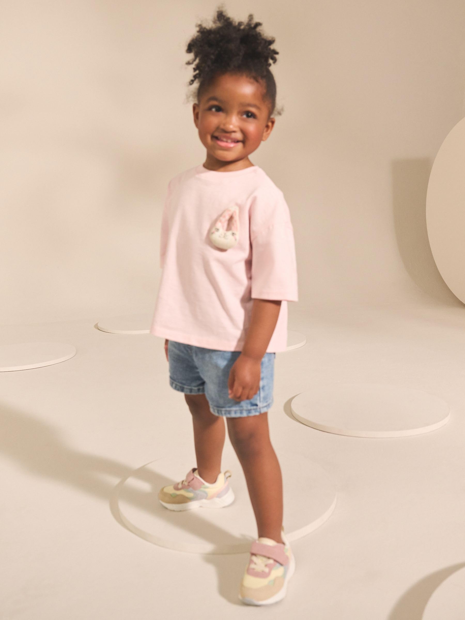 Next Confezione 4 T-Shirt Bambina in Cotone