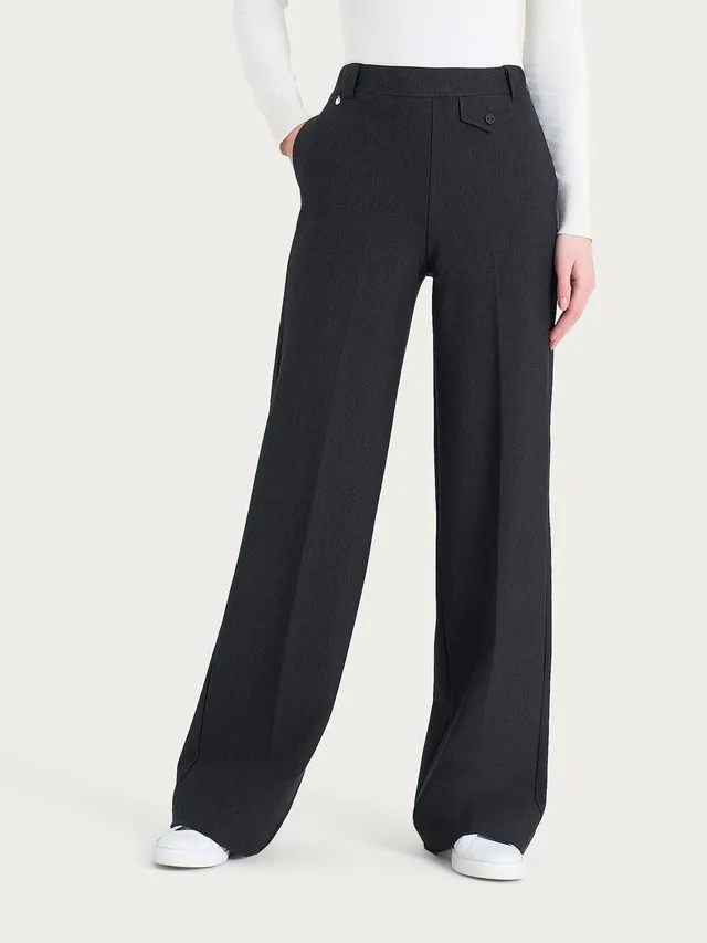 Ragno Compact Pantalone Palazzo Donna Oscuro Mel