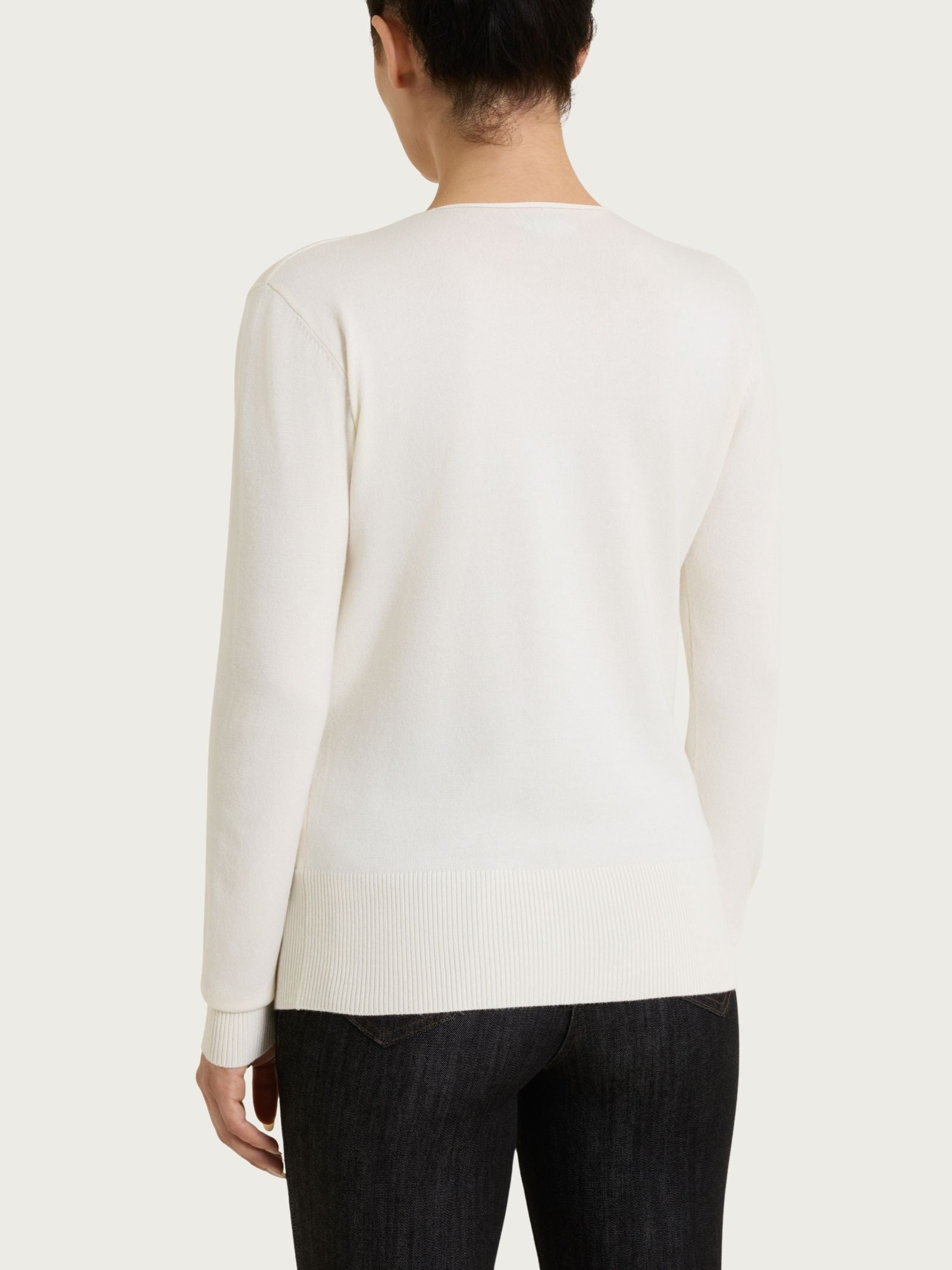 Ragno Four Seasons Maglia a Portafoglio Champignon scollo a V