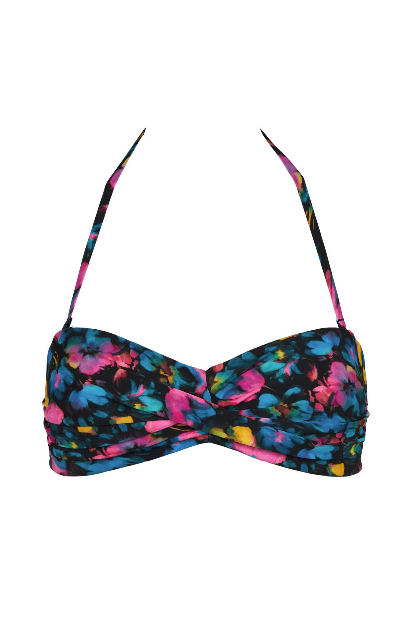 Goldenpoint Waterpop top bikini fascia incrociata multicolor