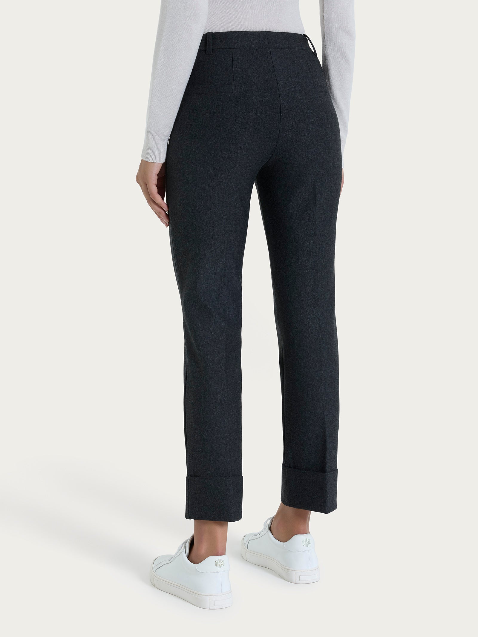 Ragno Compact pantalone slim dritto Oscuro Mel punto Milano